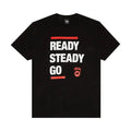 Stussy Ready Steady Go Tee "Black"