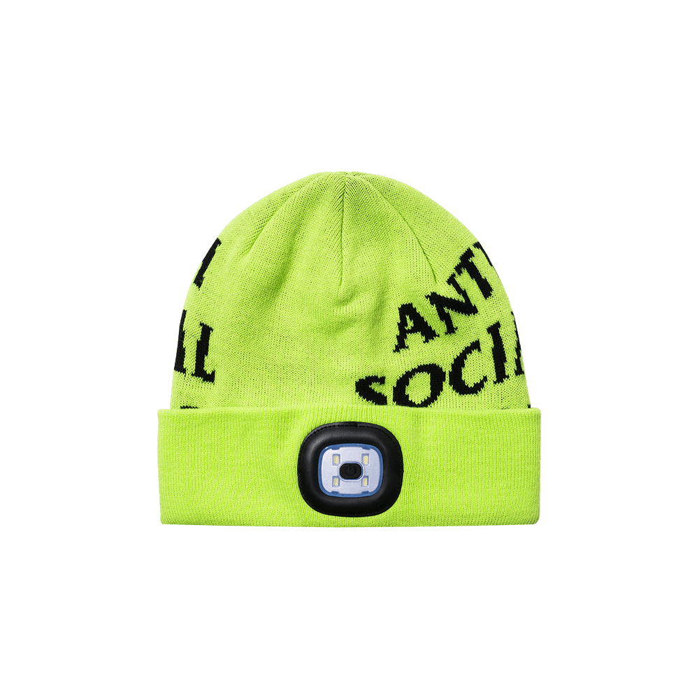 Anti Social Club Blair Switch Beanie "Black/Neon"