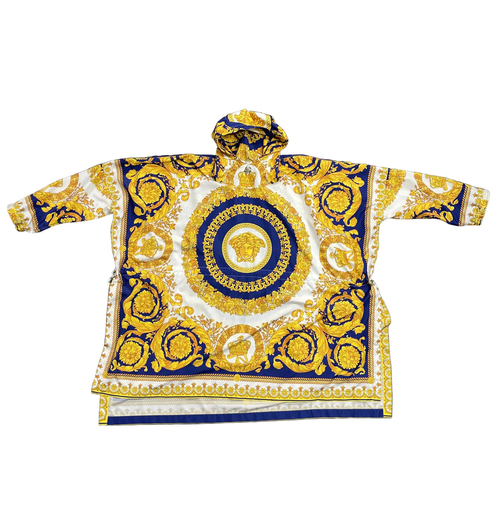 Versace Baroque Print Poncho