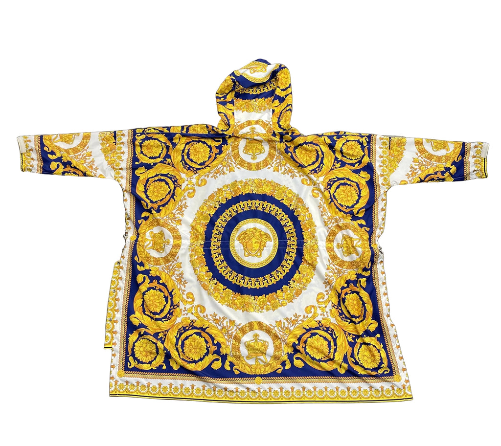 Versace Baroque Print Poncho