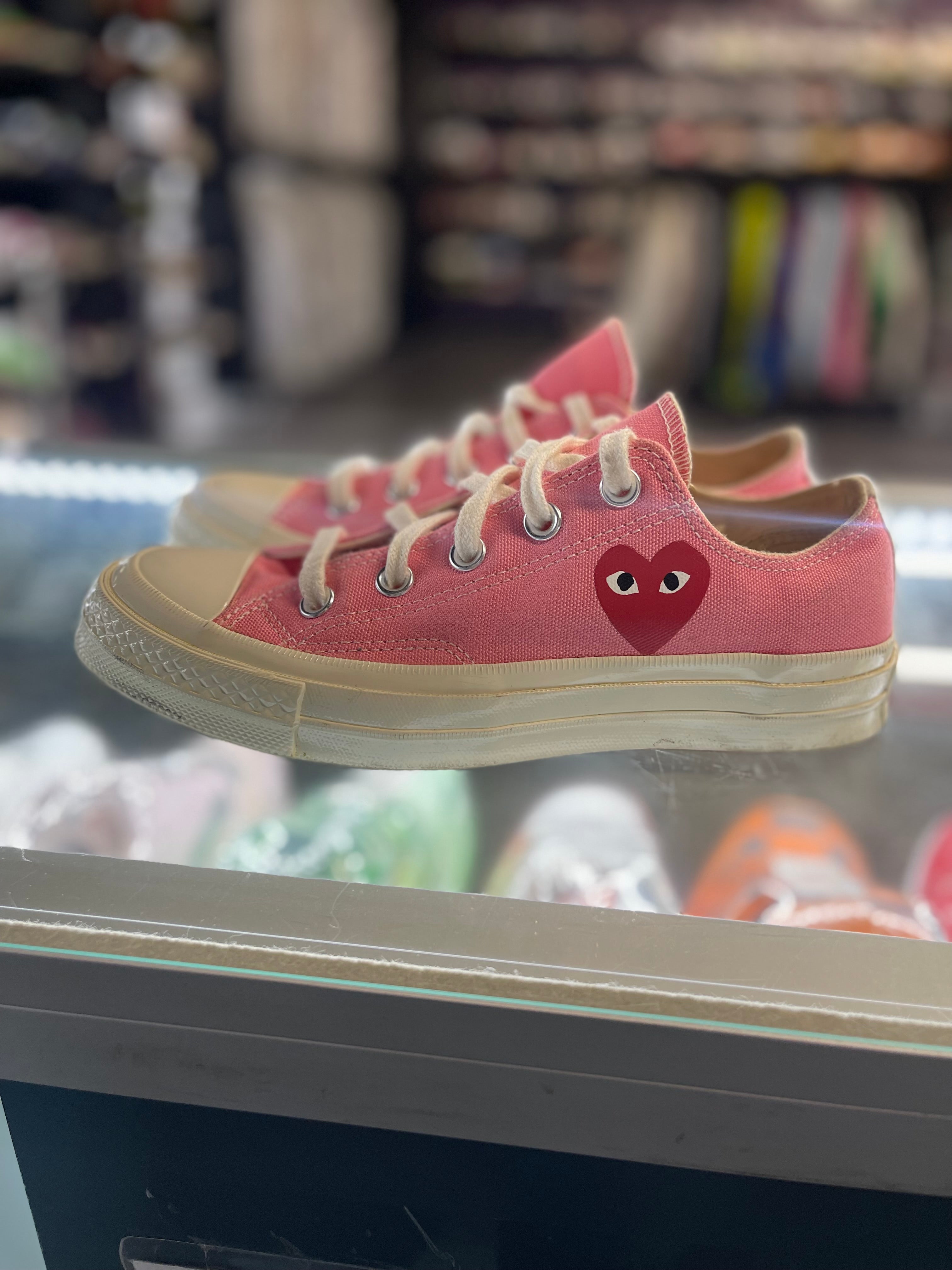 2020 Converse Chuck Taylor All Star 70 Ox "Comme Des Garcon PLAY Bright Pink"