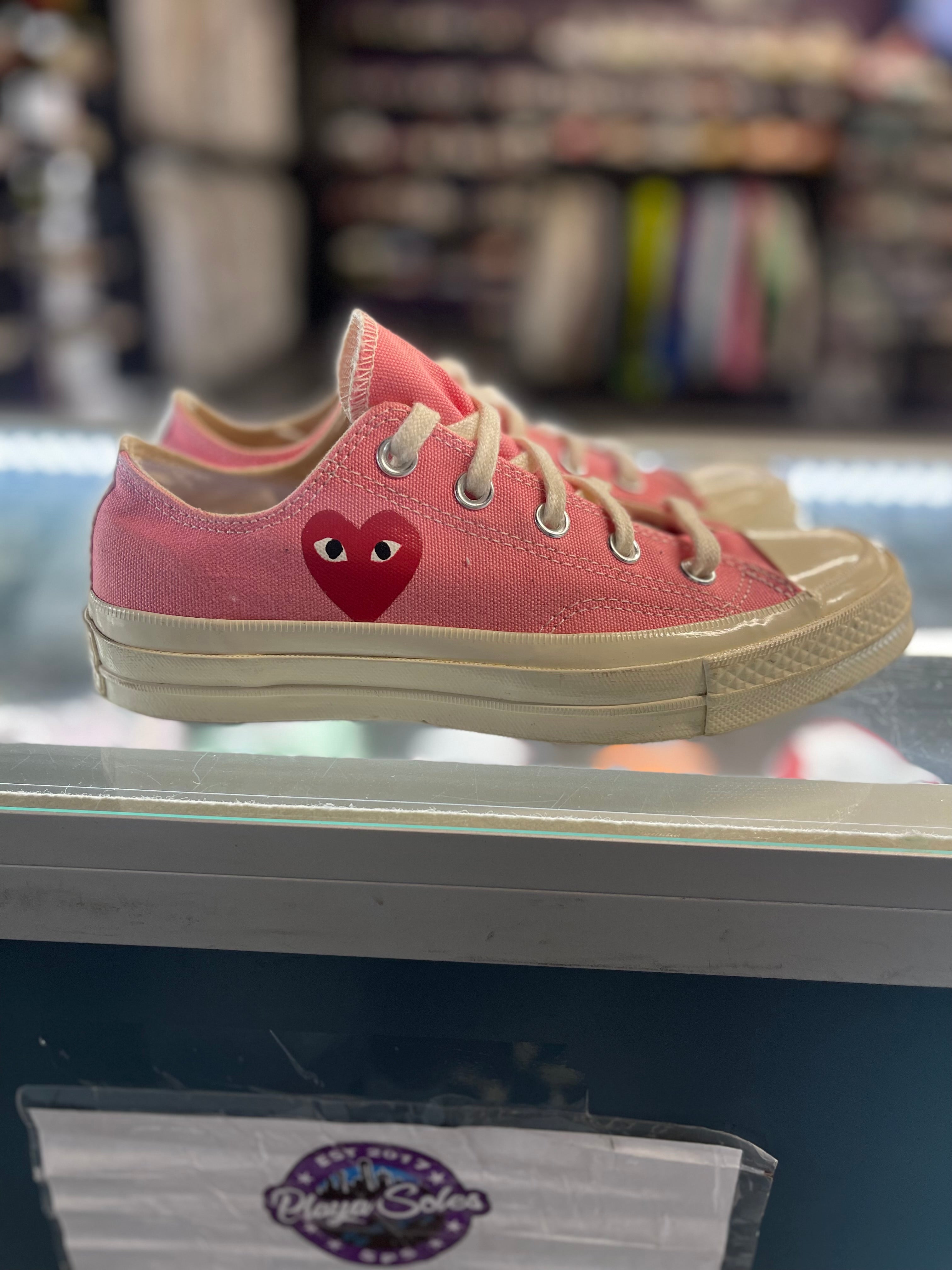 2020 Converse Chuck Taylor All Star 70 Ox "Comme Des Garcon PLAY Bright Pink"