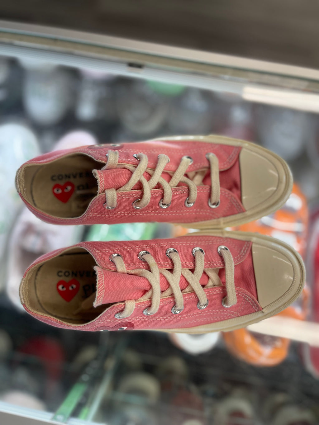 2020 Converse Chuck Taylor All Star 70 Ox "Comme Des Garcon PLAY Bright Pink"