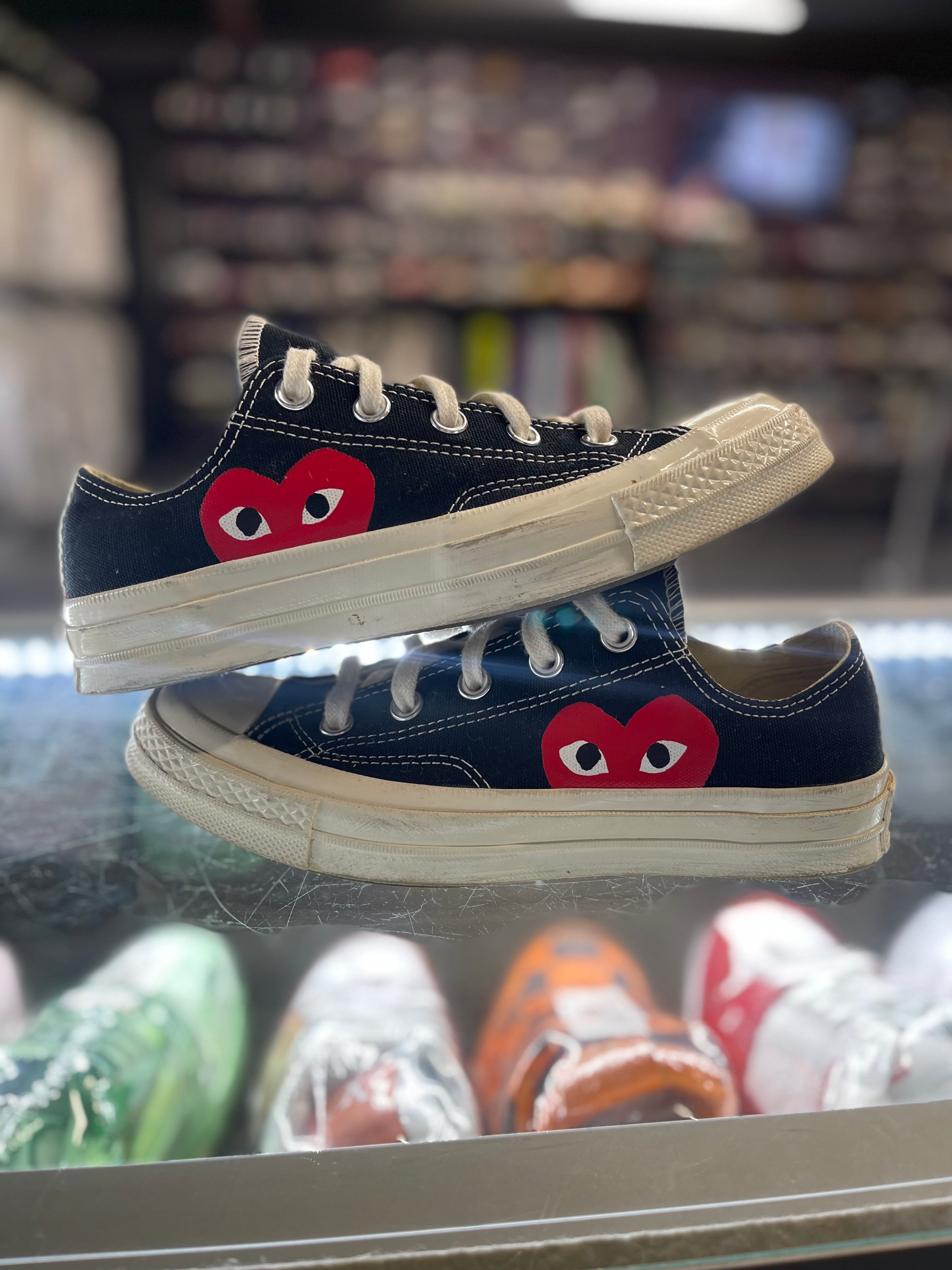 2024 Converse Chuck Taylor All Star 70 Ox "Comme Des Garcon PLAY Single Heart Black"