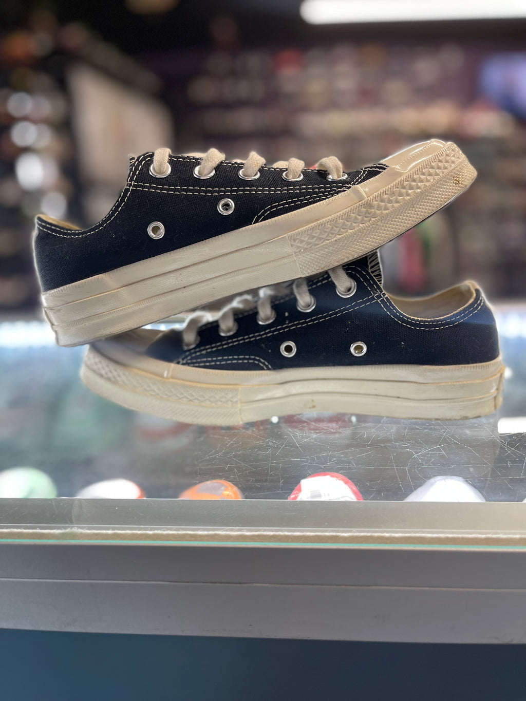 2024 Converse Chuck Taylor All Star 70 Ox "Comme Des Garcon PLAY Single Heart Black"