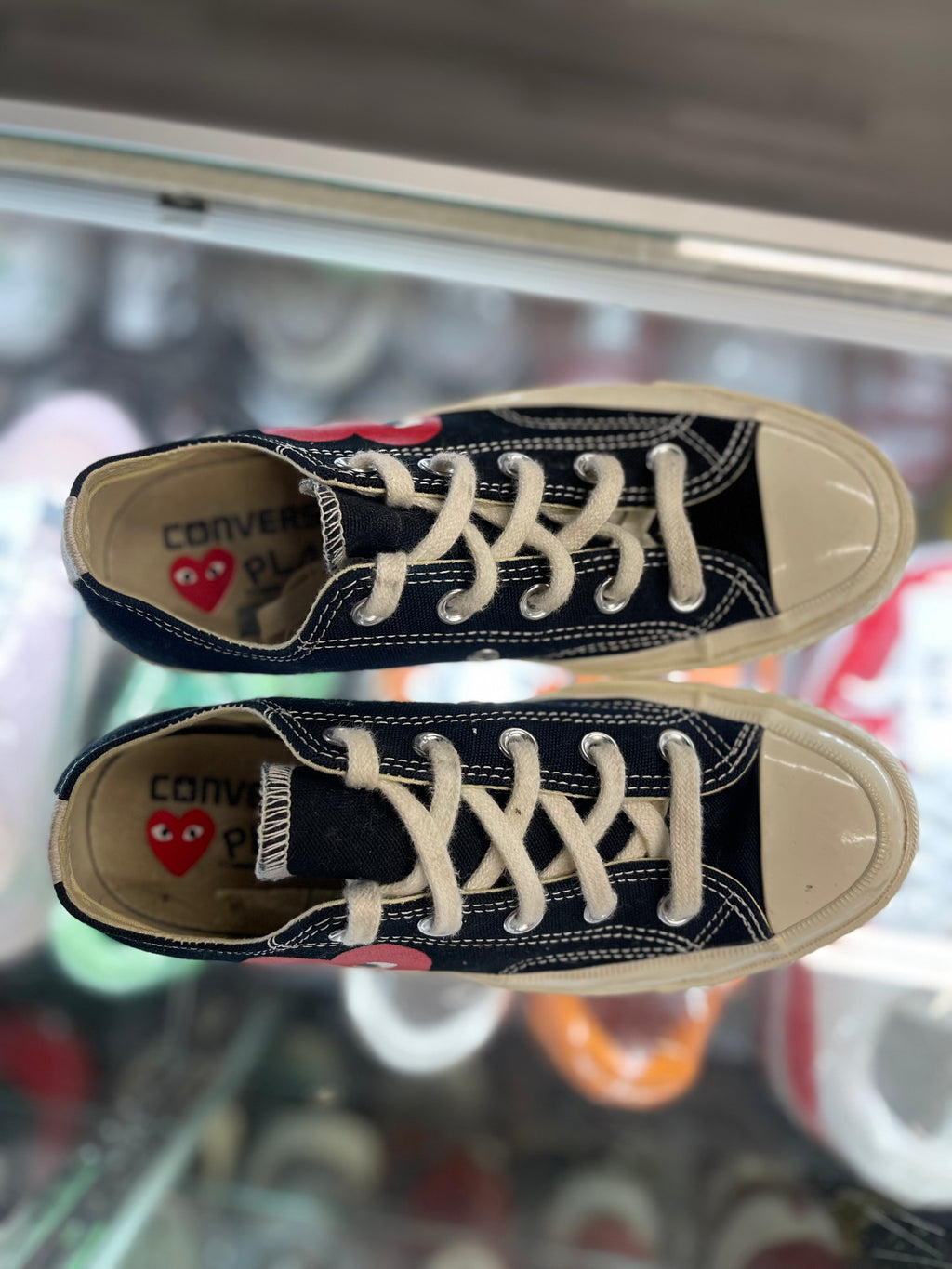 2024 Converse Chuck Taylor All Star 70 Ox "Comme Des Garcon PLAY Single Heart Black"
