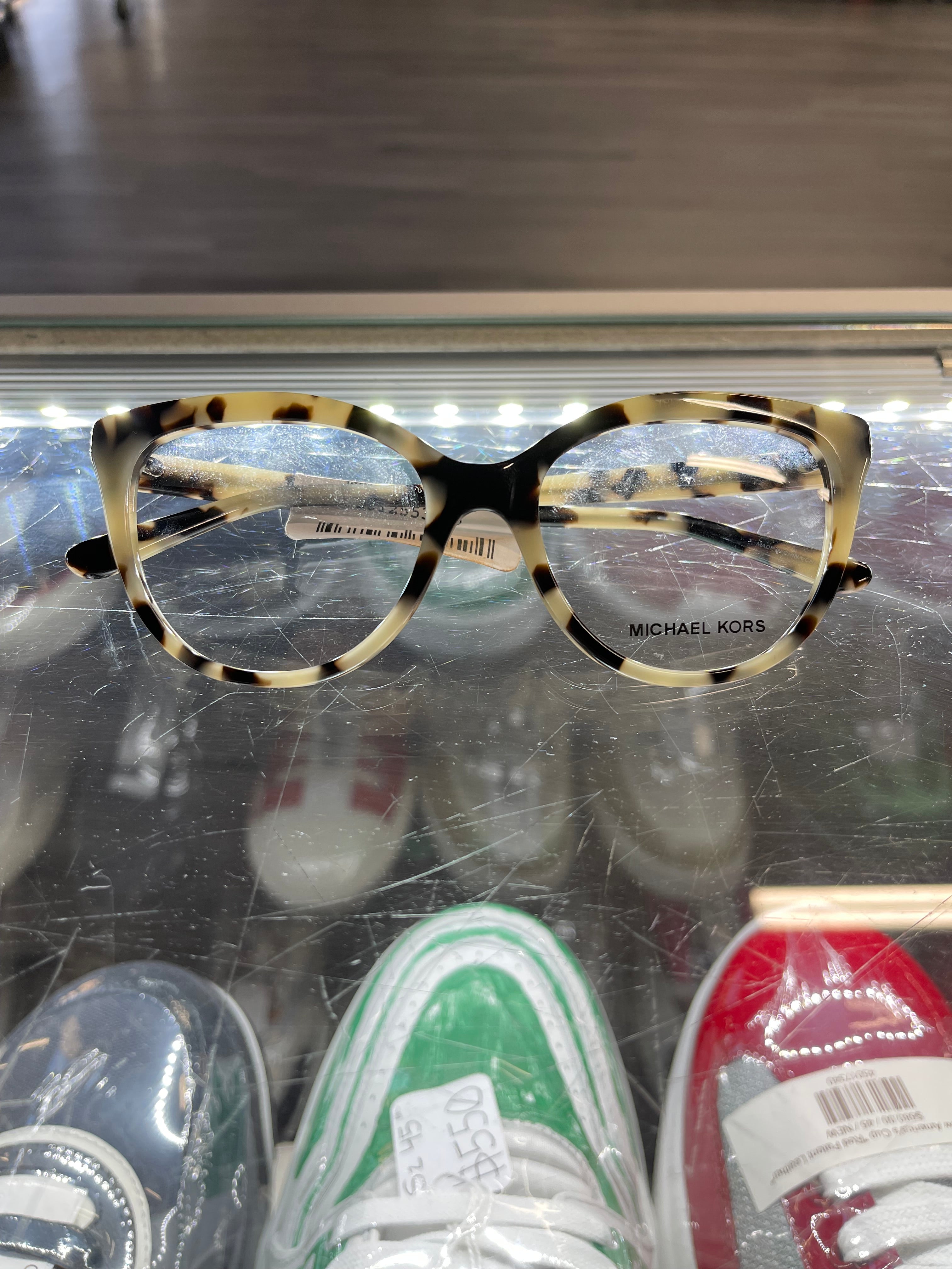 Michael Kors Antheia Cat eye Eyeglasses "Black/White"