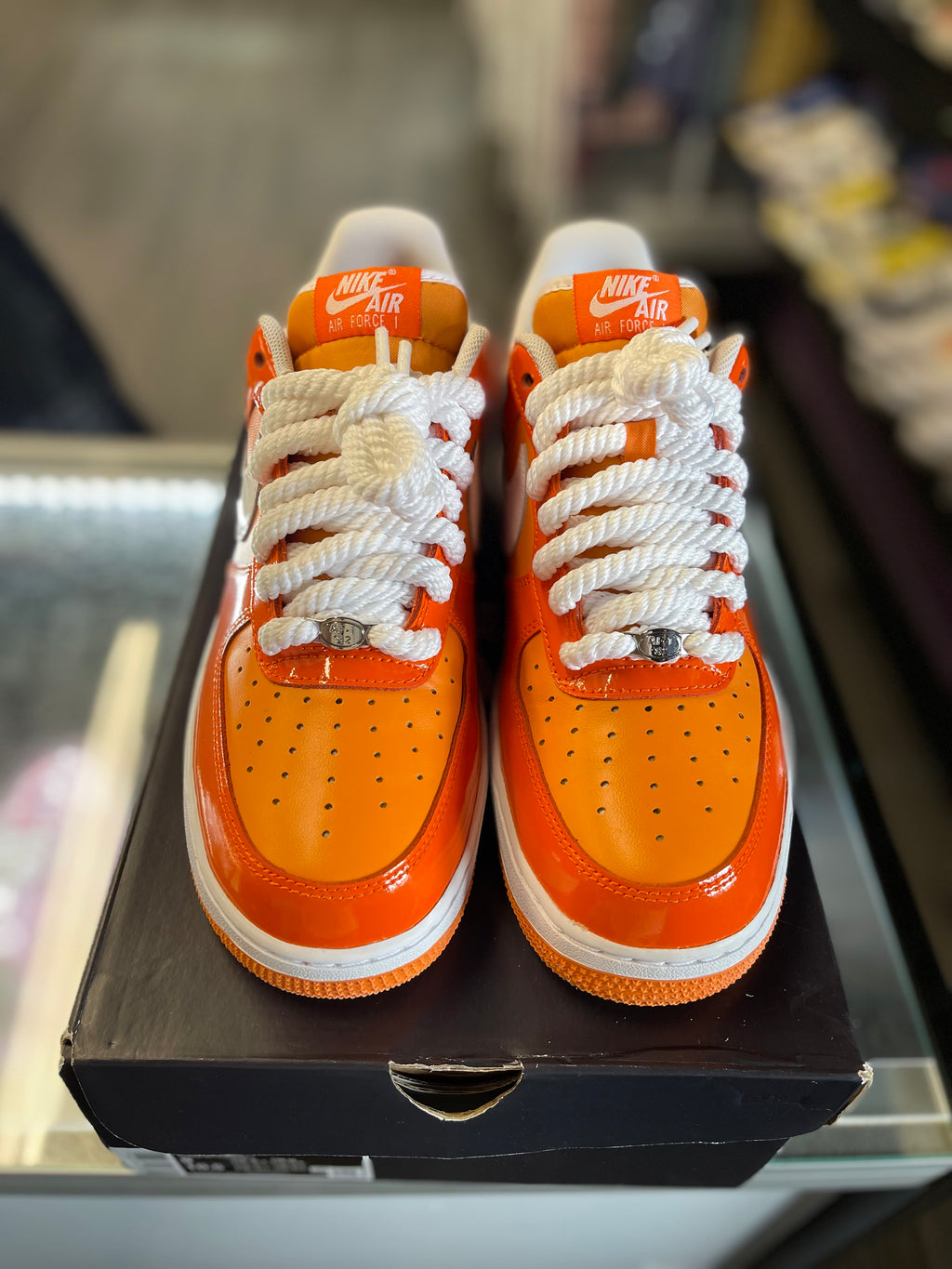 2024 Nike Air Force 1 '07 LV8 "Safety Orange Patent"