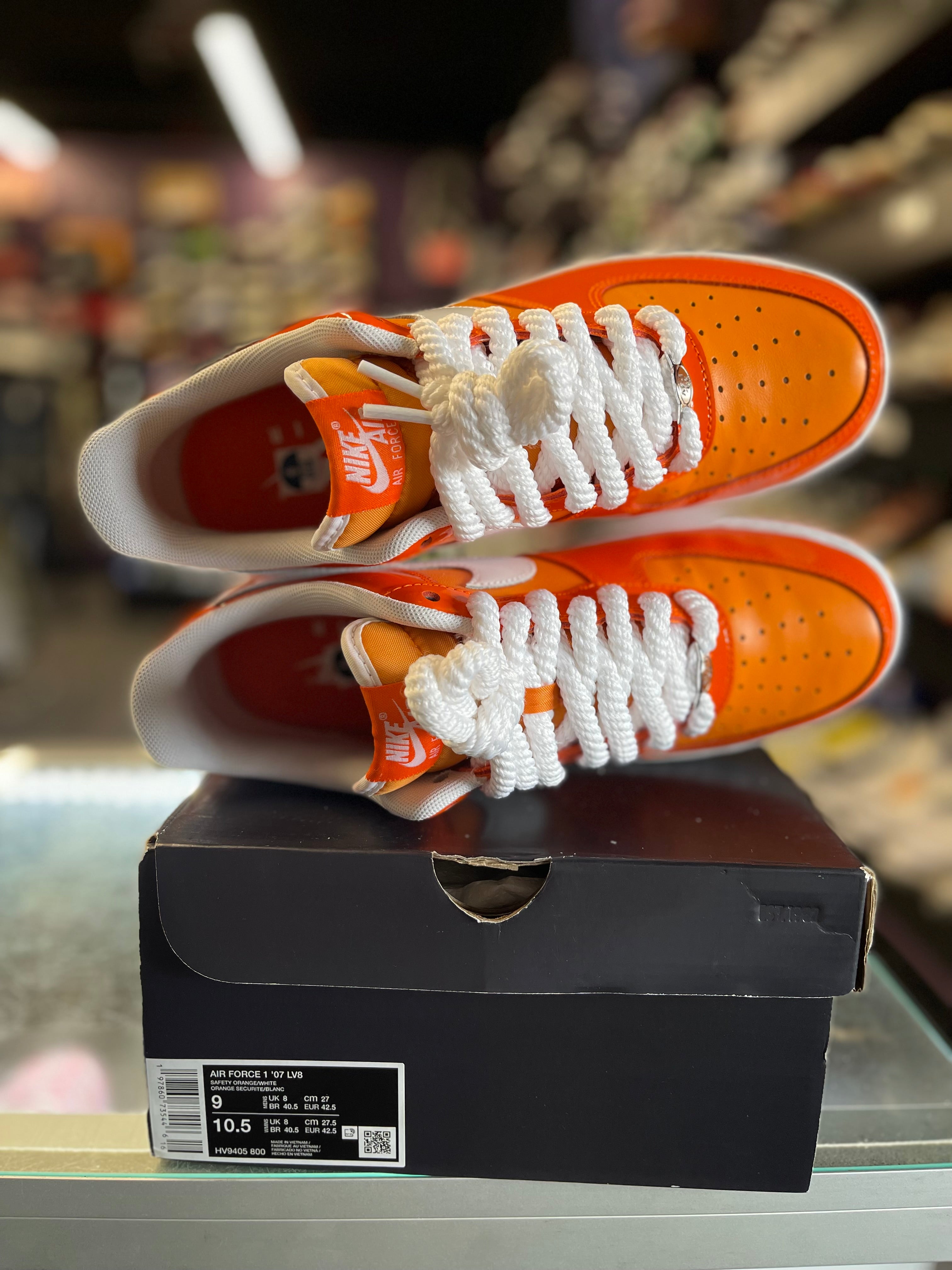 2024 Nike Air Force 1 '07 LV8 "Safety Orange Patent"