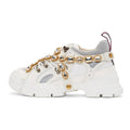 Gucci Flashtrek Sneaker "White Crystals"