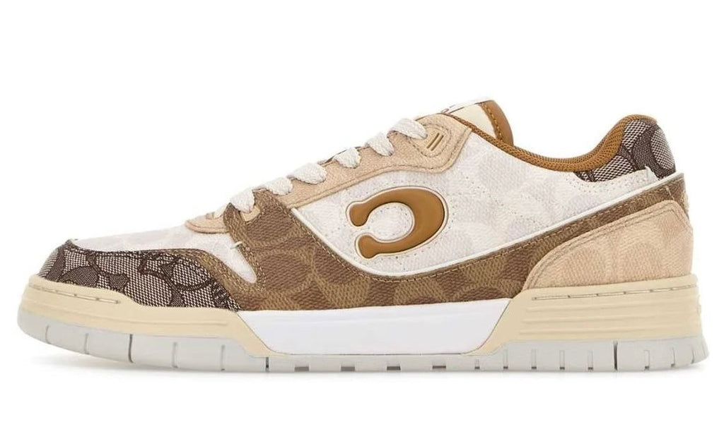 Coach Low Beige Logo All Over