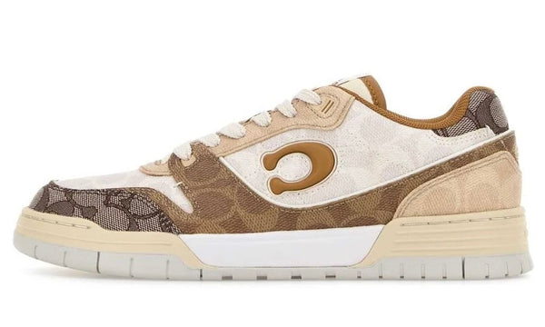 Coach Low Beige Logo All Over