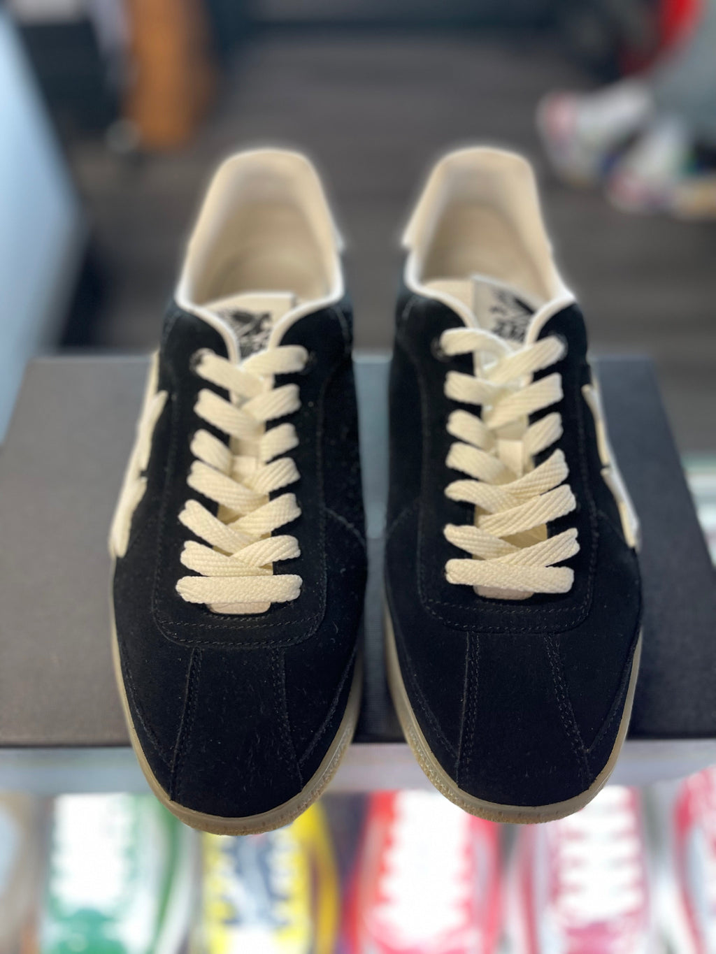 AMIRI Pacific Suede Low Top Black/White Stars