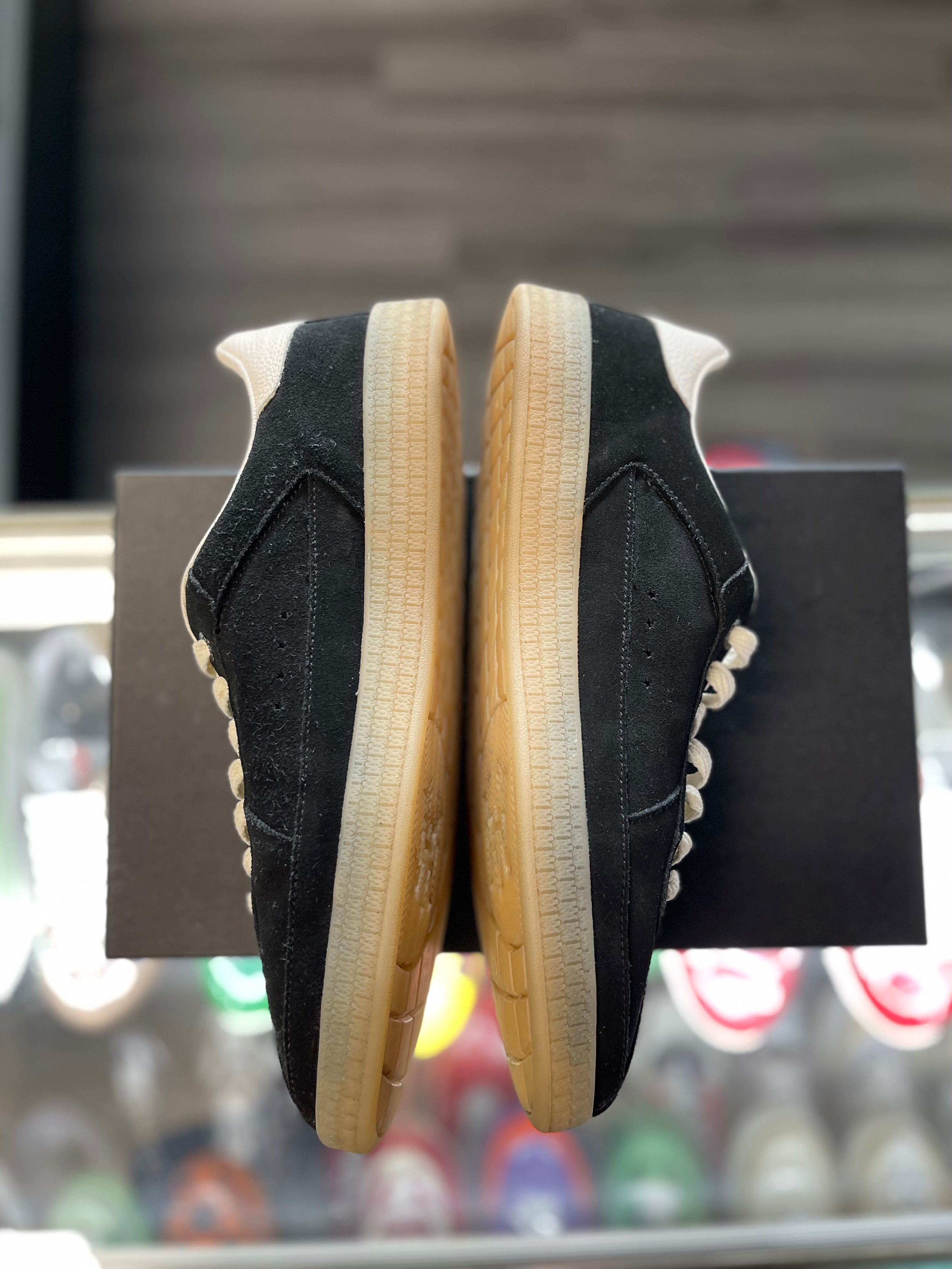 AMIRI Pacific Suede Low Top Black/White Stars