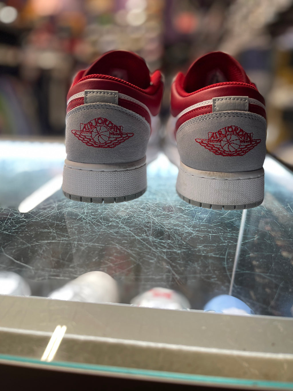 2021 Air Jordan 1 Low SE "Smoke Grey Gym Red" (GS)