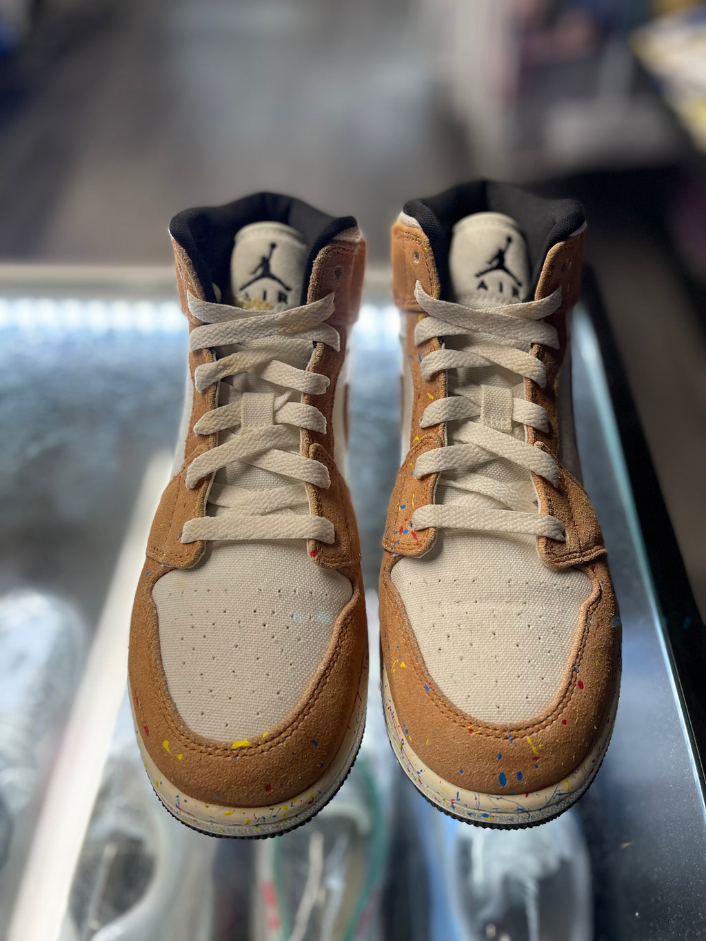 2021 Air Jordan 1 Mid SE "Brushstroke" (GS)