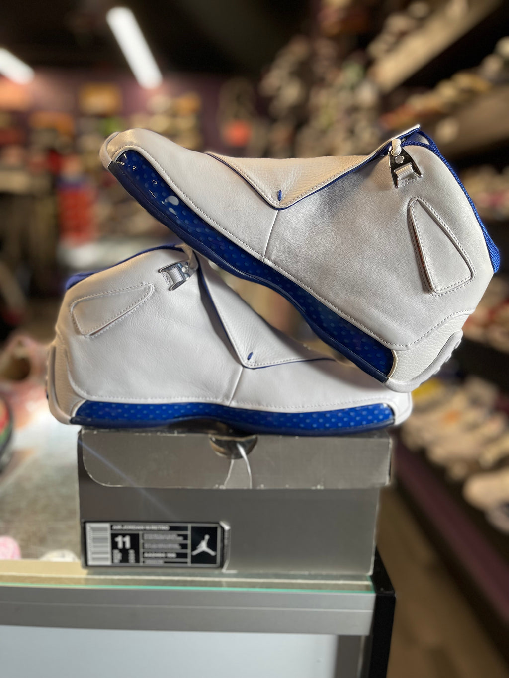 2018 Air Jordan Retro 18 "White Sport Royal"