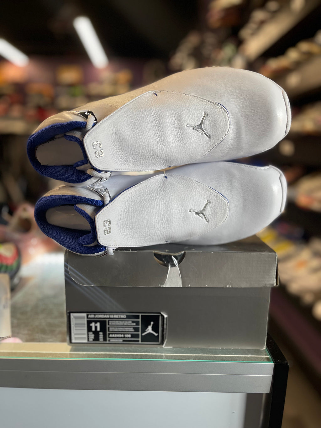 2018 Air Jordan Retro 18 "White Sport Royal"