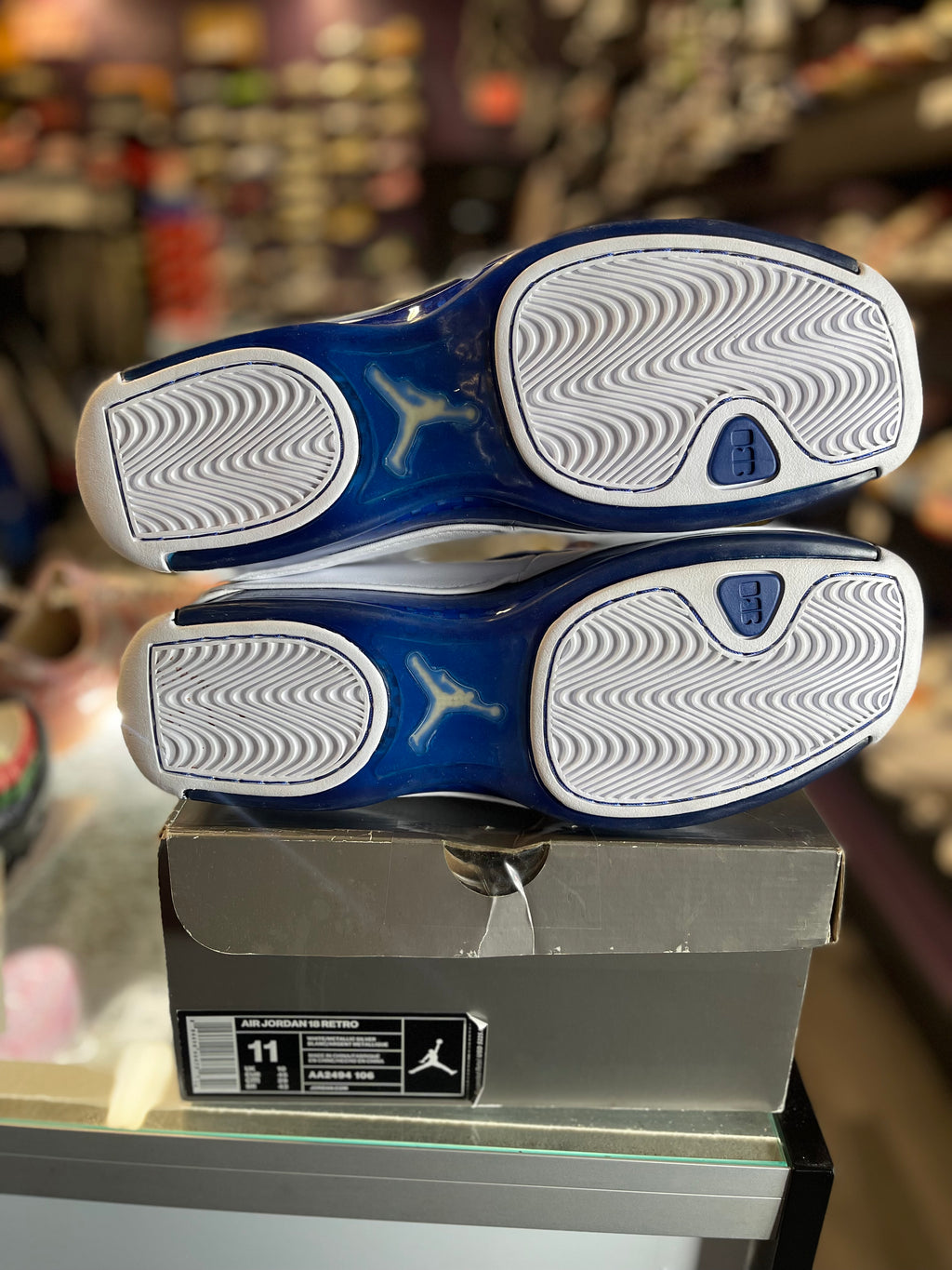 2018 Air Jordan Retro 18 "White Sport Royal"