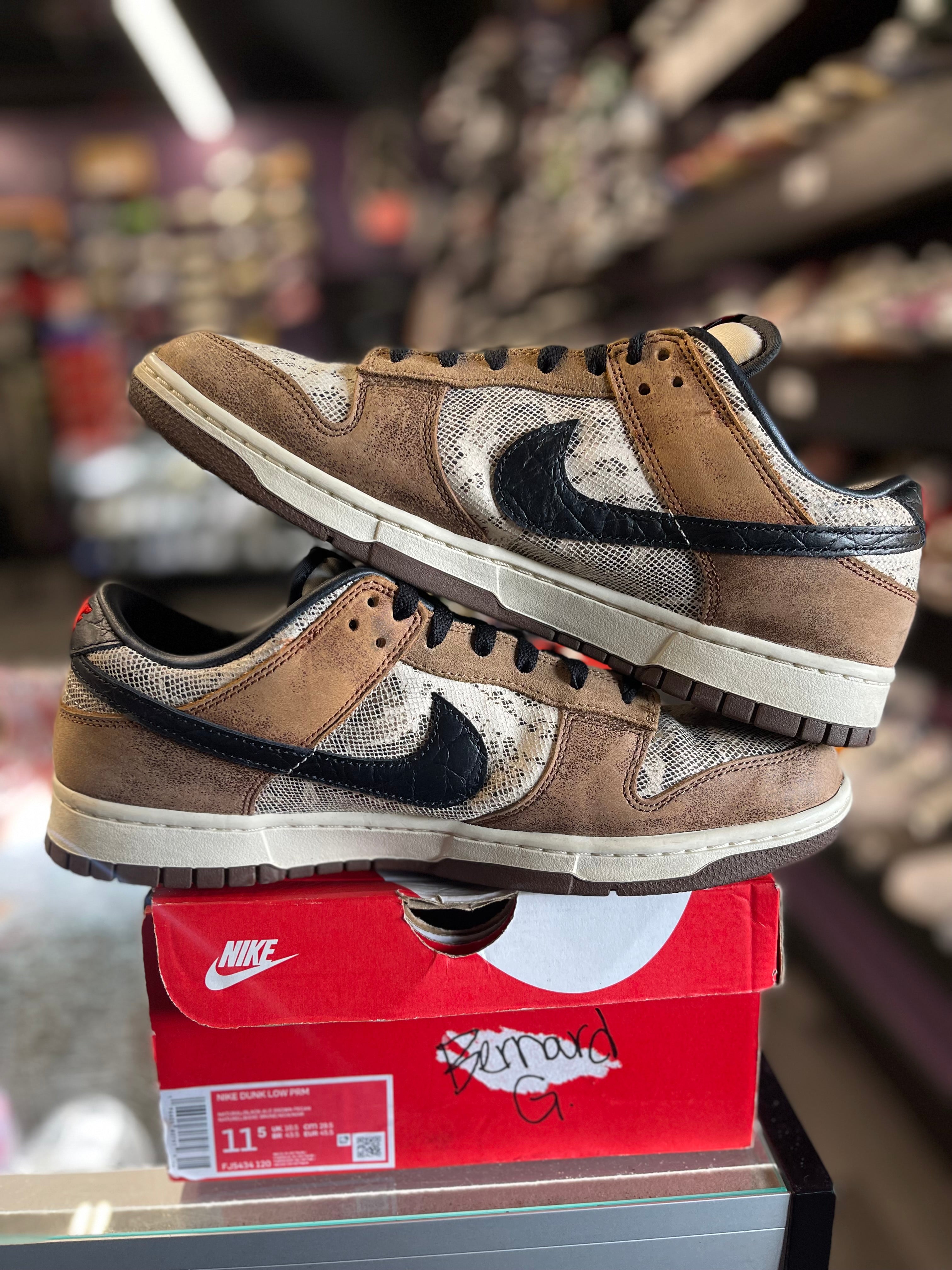 2023 Nike Dunk Low Premium "CO.JP Brown Snakeskin"
