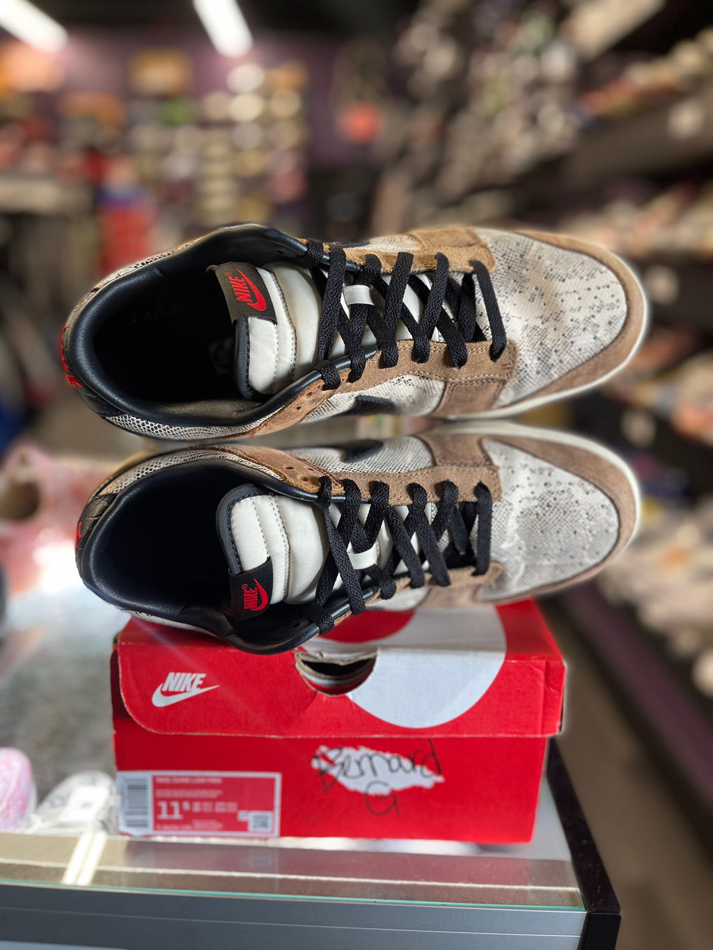 2023 Nike Dunk Low Premium "CO.JP Brown Snakeskin"