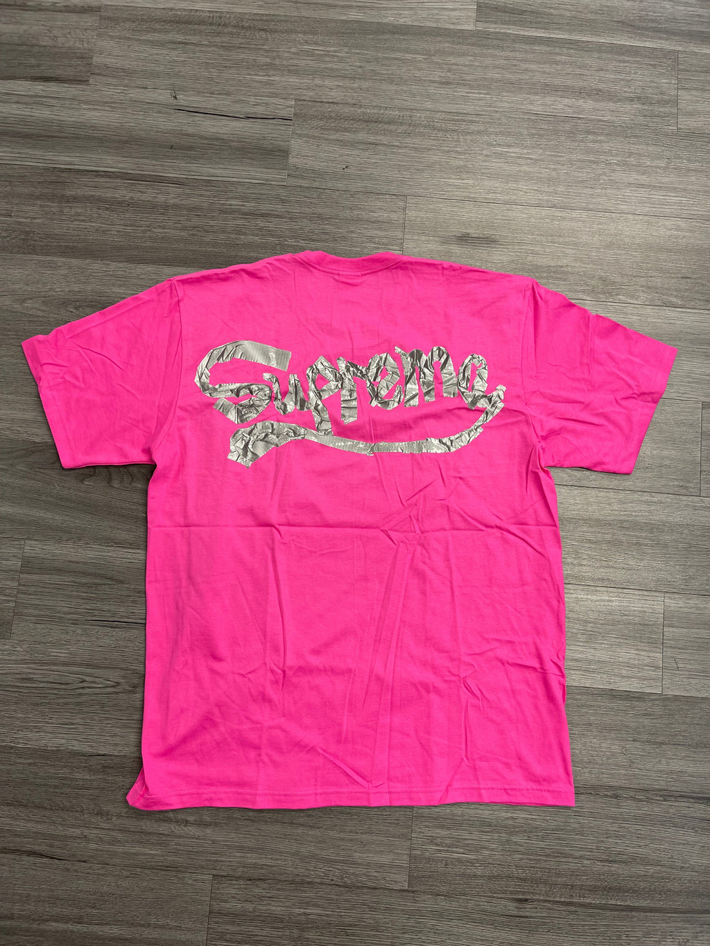 Supreme Tape Tee "Pink"