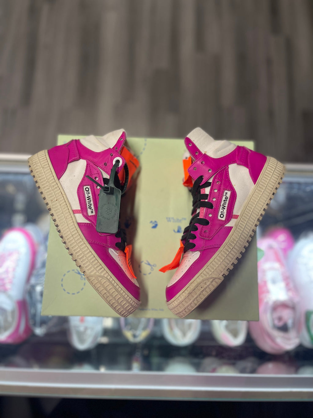 Off White WMNS Court 3.0 High "White/Purple"