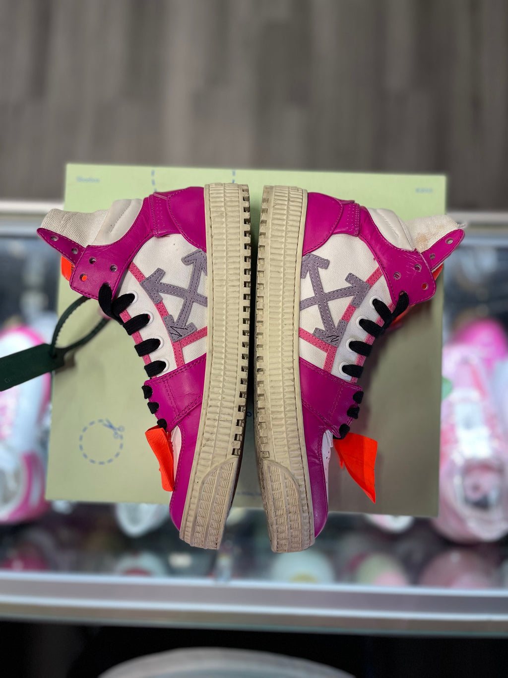 Off White WMNS Court 3.0 High "White/Purple"