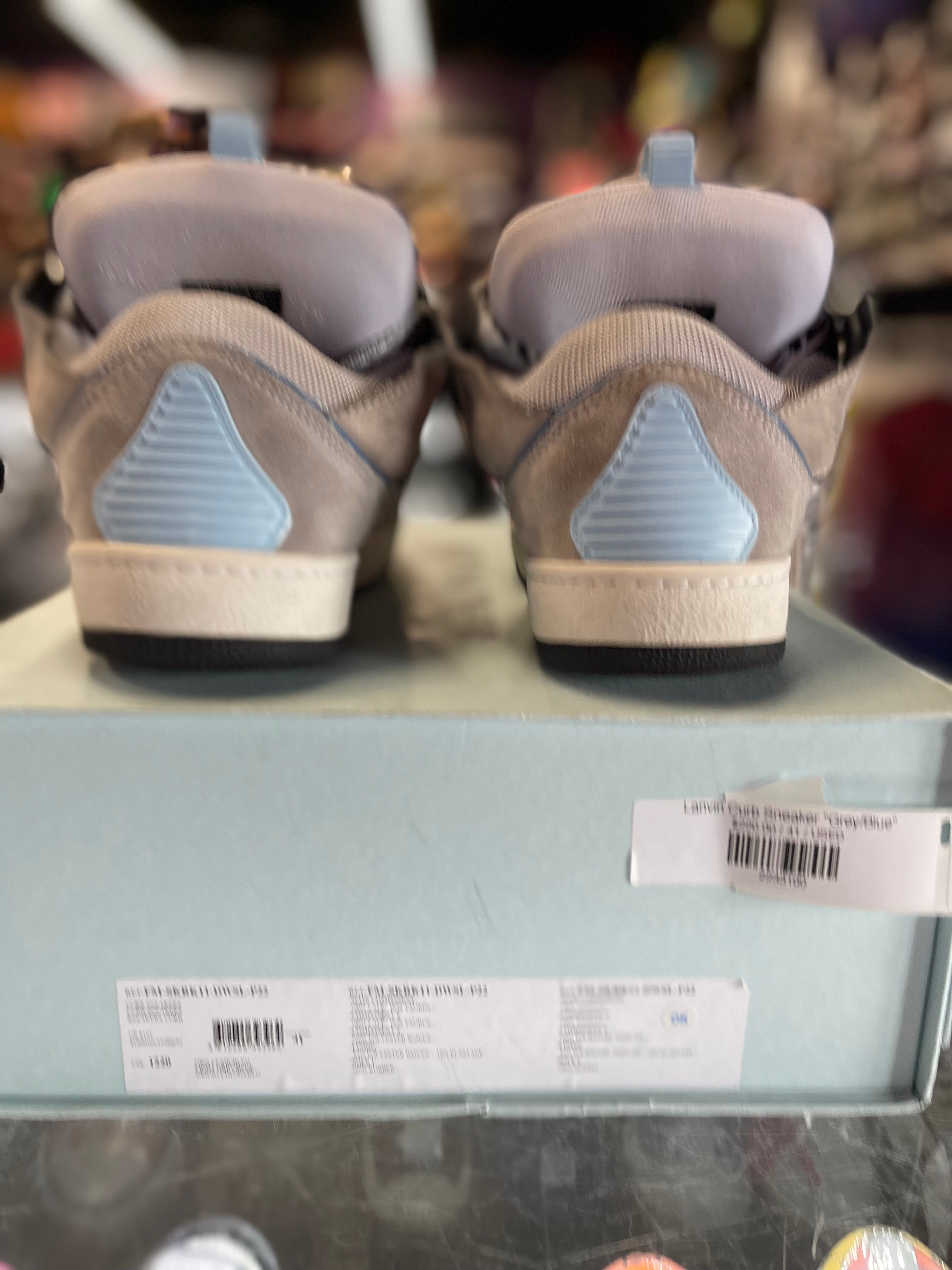 Lanvin Curb Sneaker "Grey/Blue"
