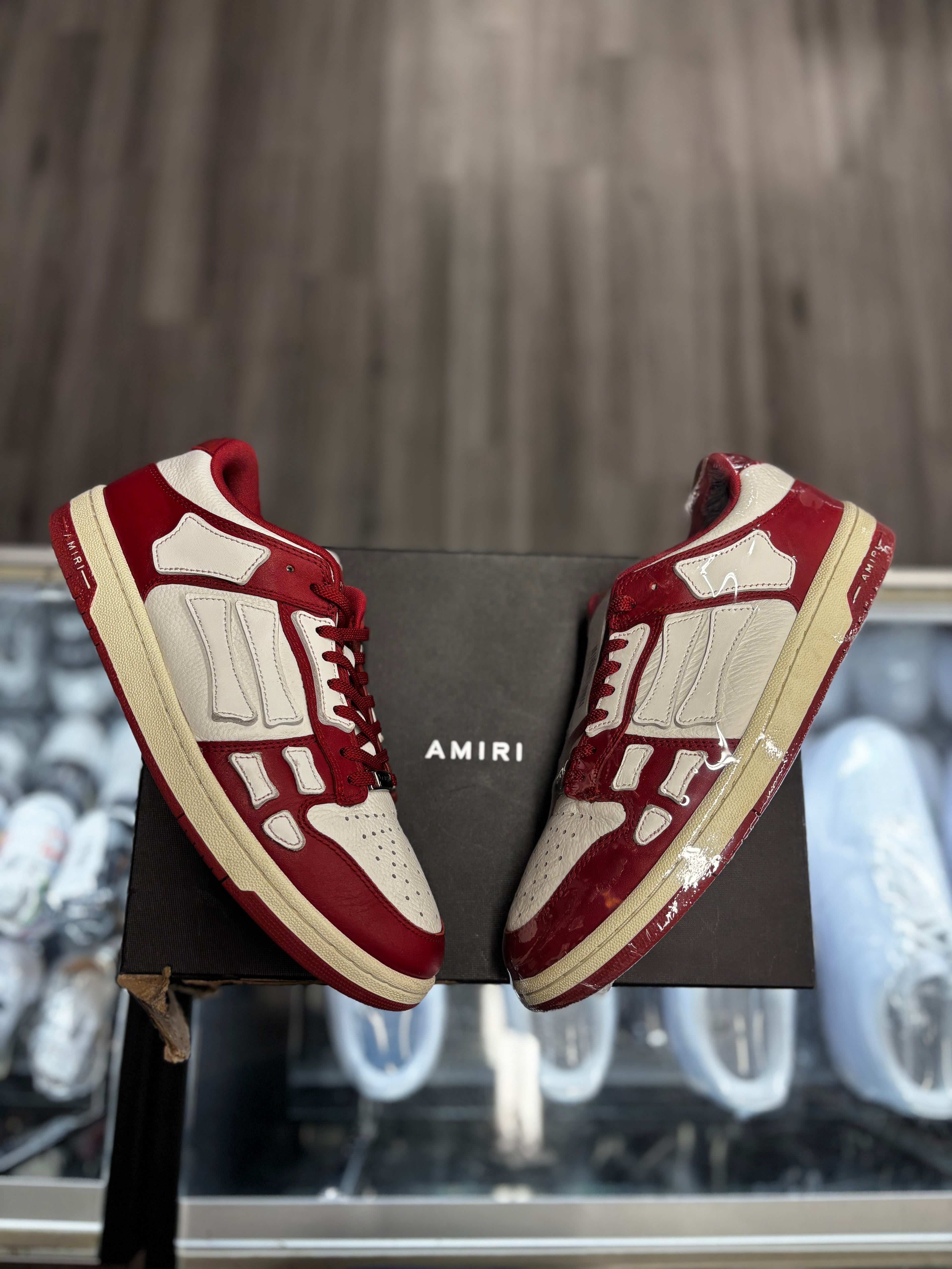 Amiri Skel Low "Burgndy"