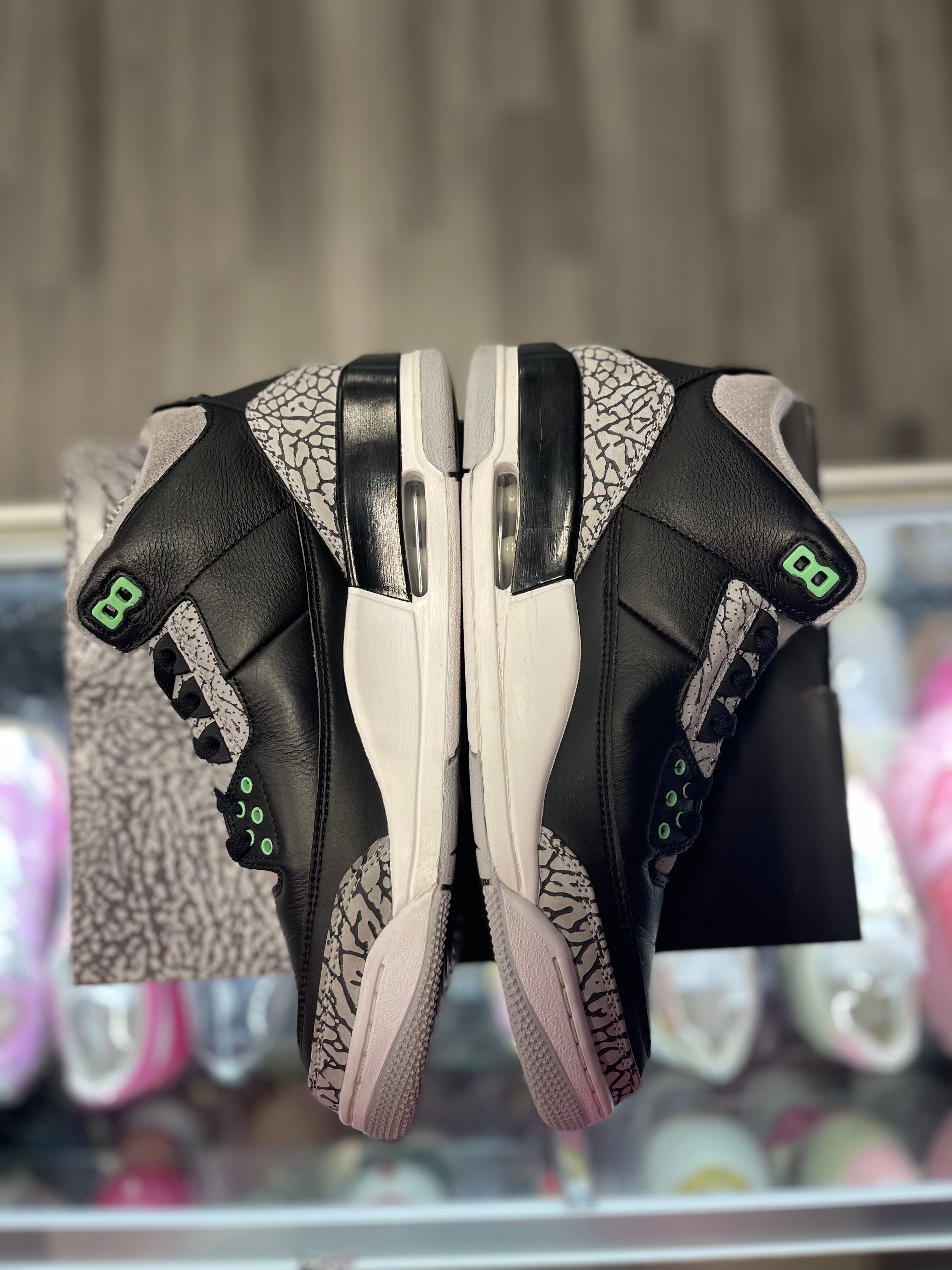 2024 Air Jordan Retro 3 "Green Glow"