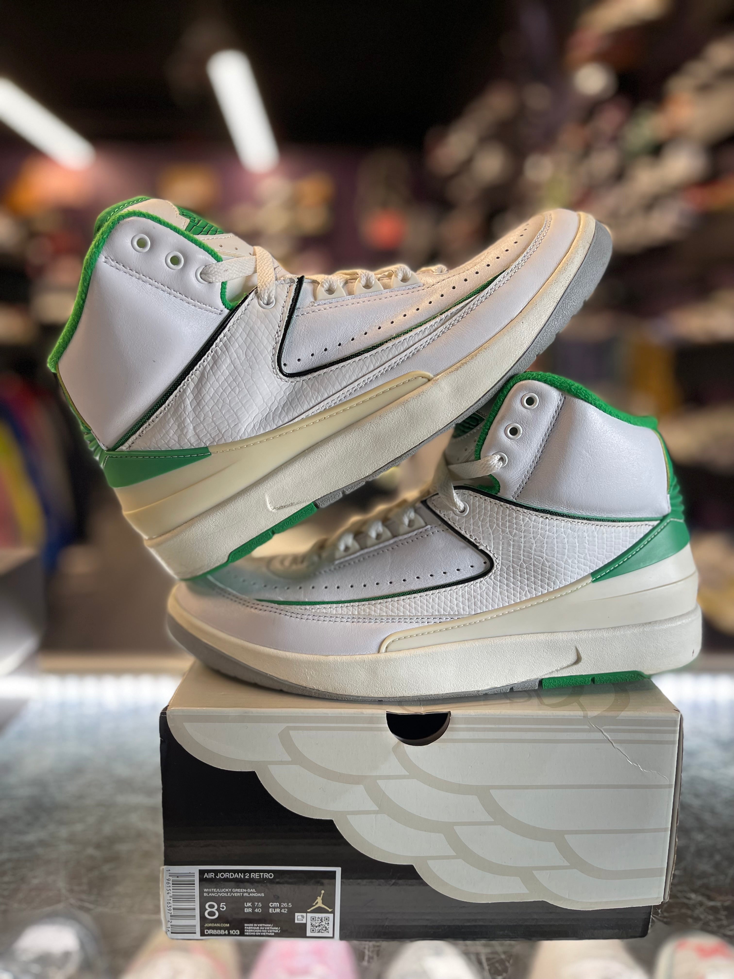 2023 Air Jordan Retro 2 Lucky Green"