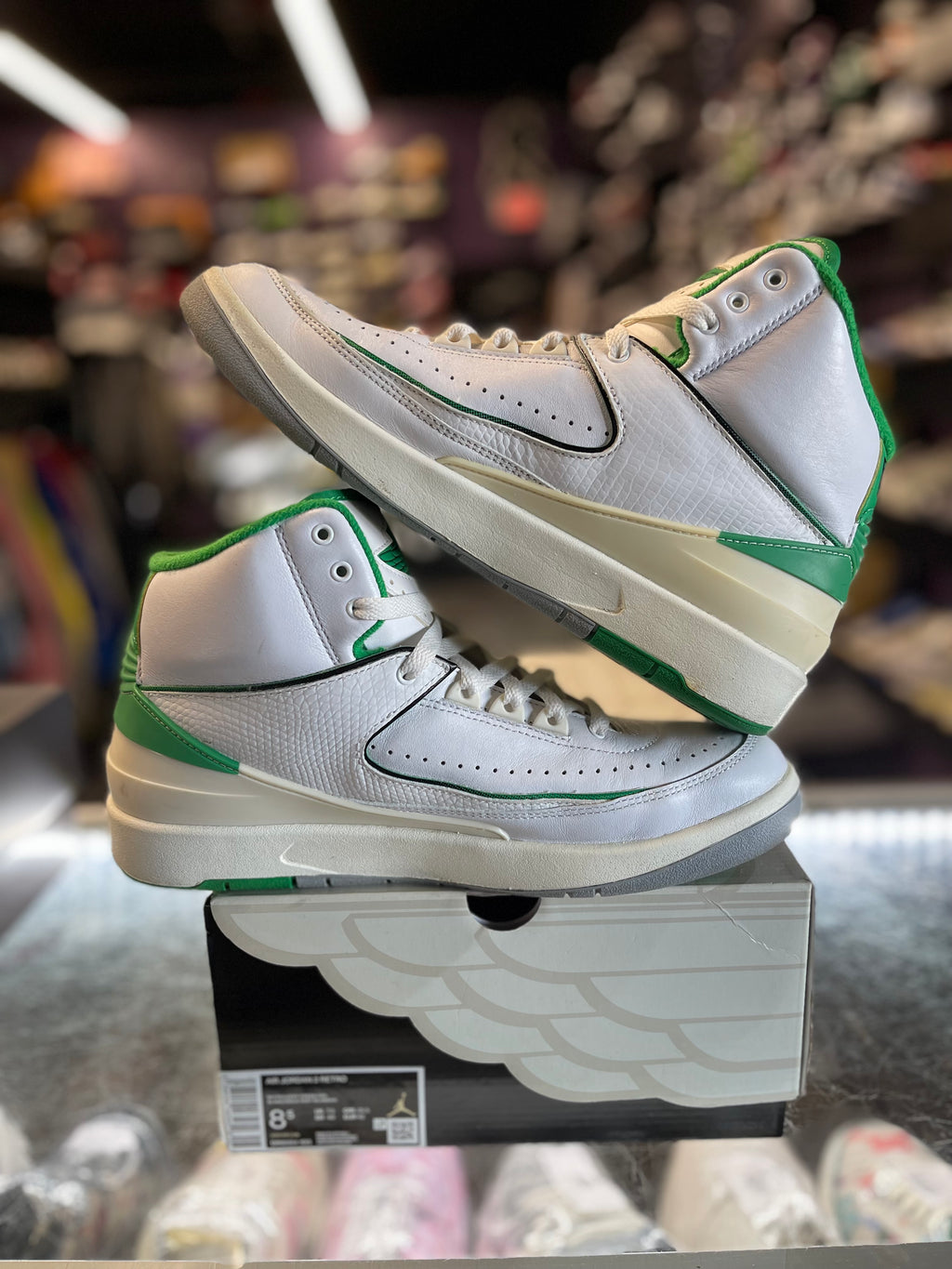 2023 Air Jordan Retro 2 Lucky Green"