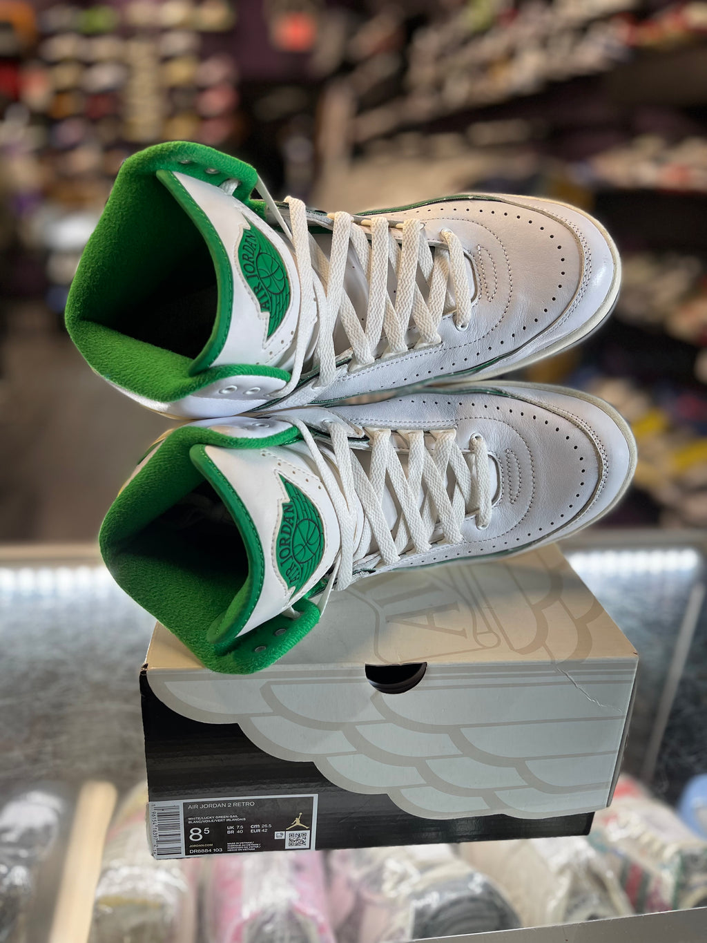 2023 Air Jordan Retro 2 Lucky Green"