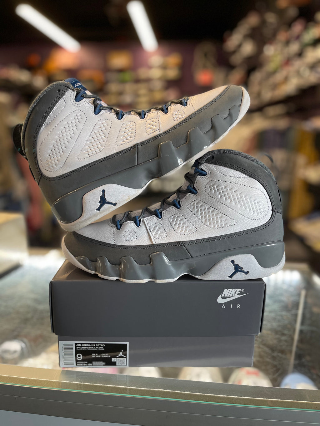 2026 Air Jordan Retro 9 "Flint Grey French Blue"