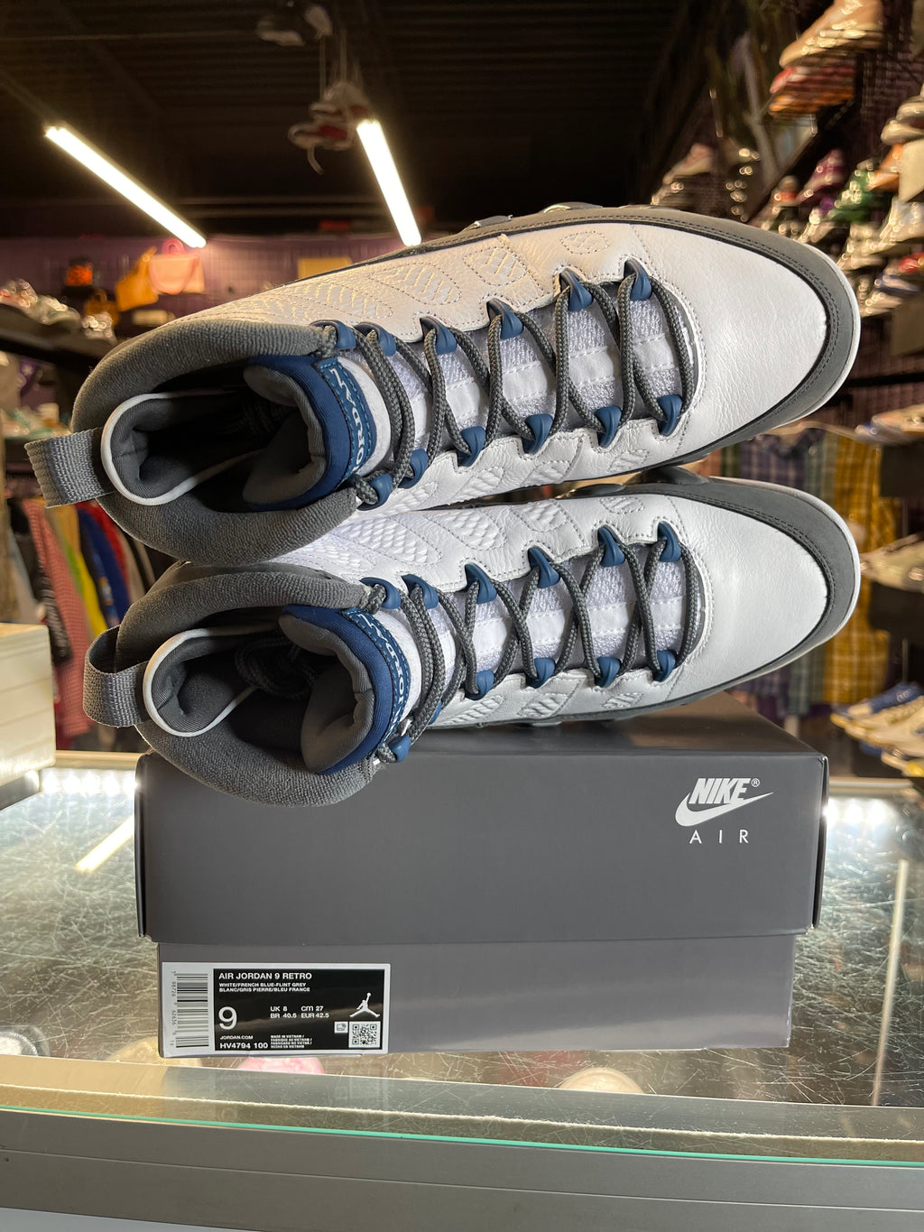 2026 Air Jordan Retro 9 "Flint Grey French Blue"