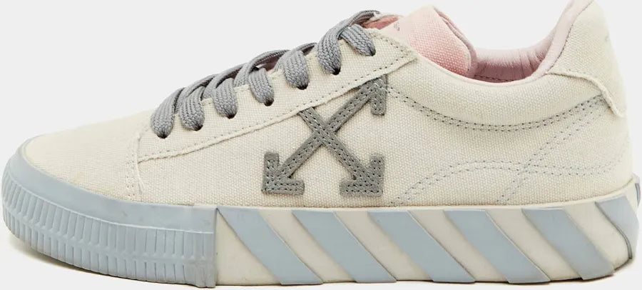 Off White Vulcanized Canvas "White Sand Off White"