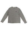 10 DEEP White and Black Stripped L/S