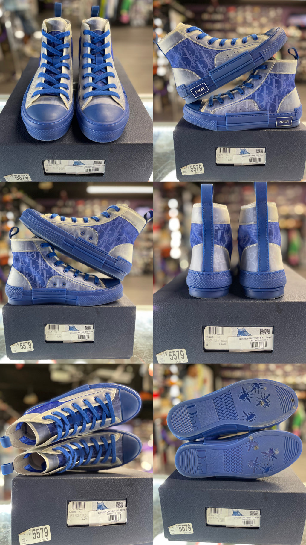 Christian Dior High B23 "Royal Blue"