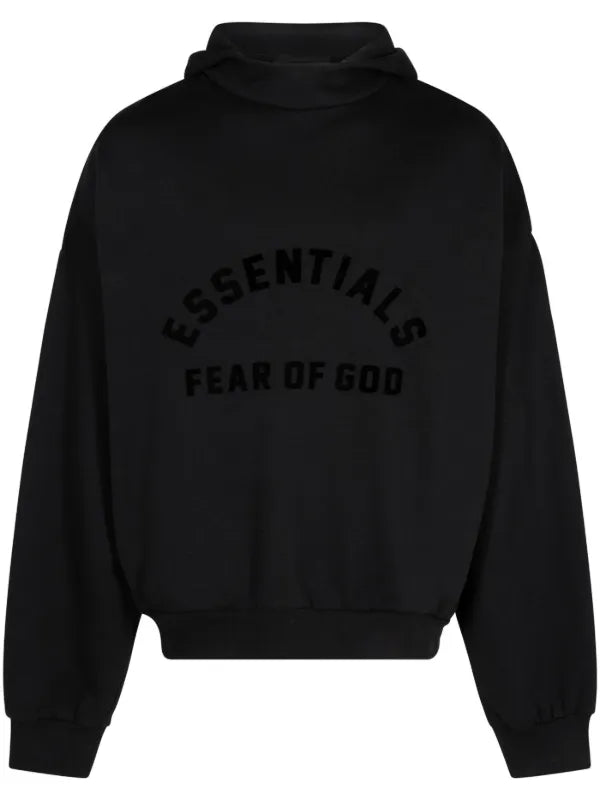 Essentials Fear of God Hoodie "Jet Black"
