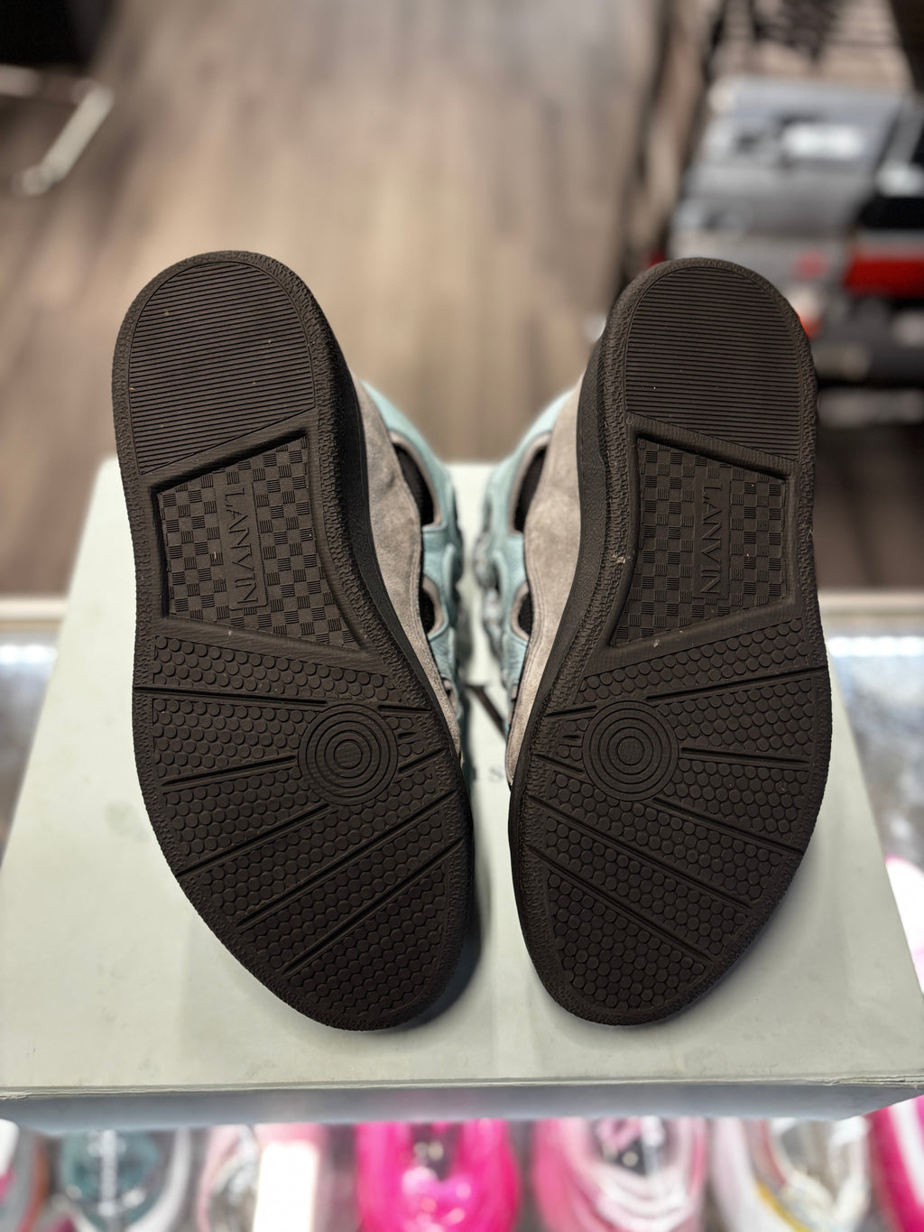 Lanvin Curb Sneaker "Anthracite"