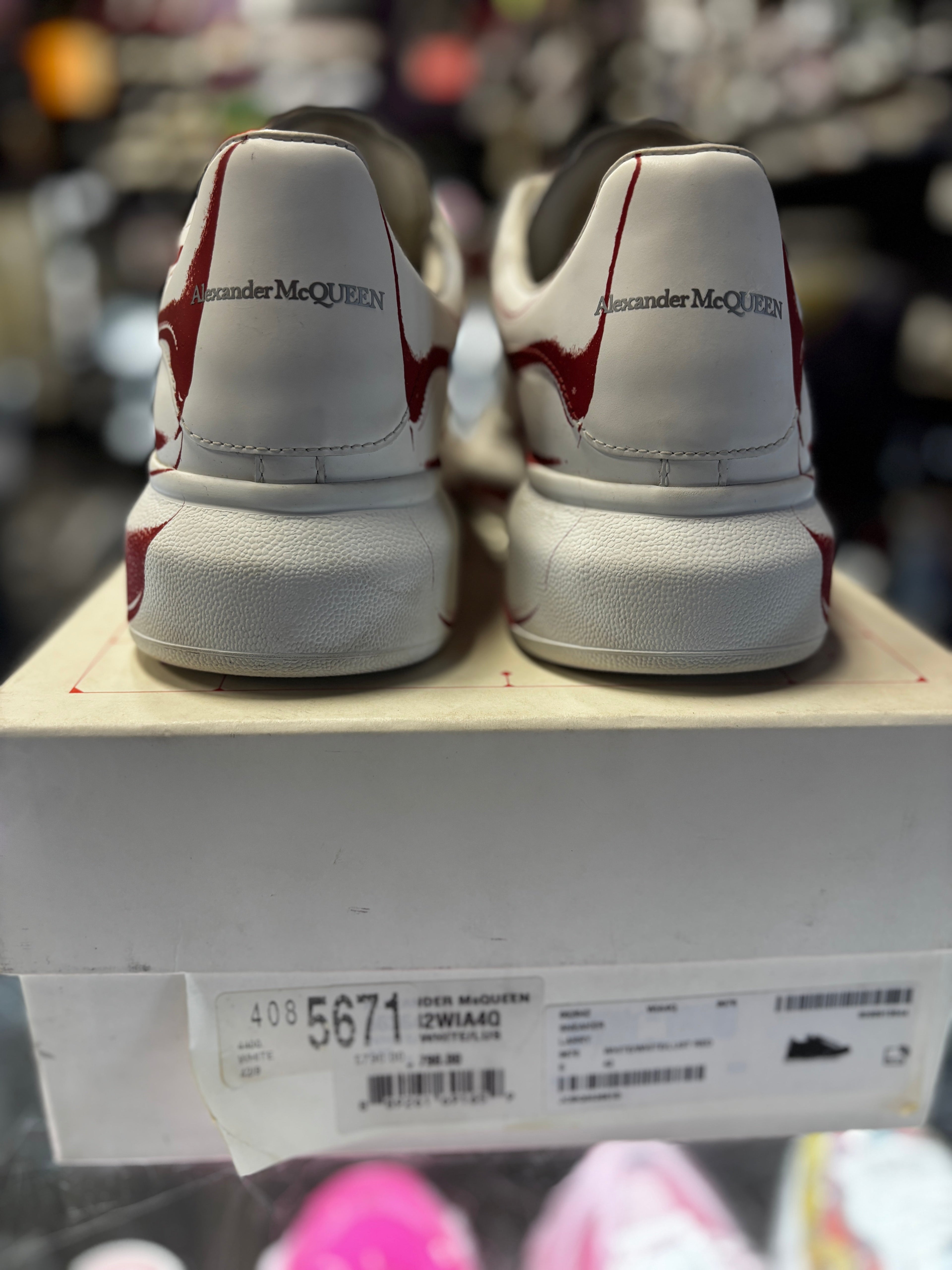 Alexander McQueen Oversized "White/Red"