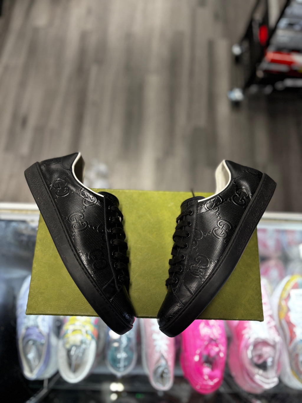 Gucci Ace Low "Black Monogram"