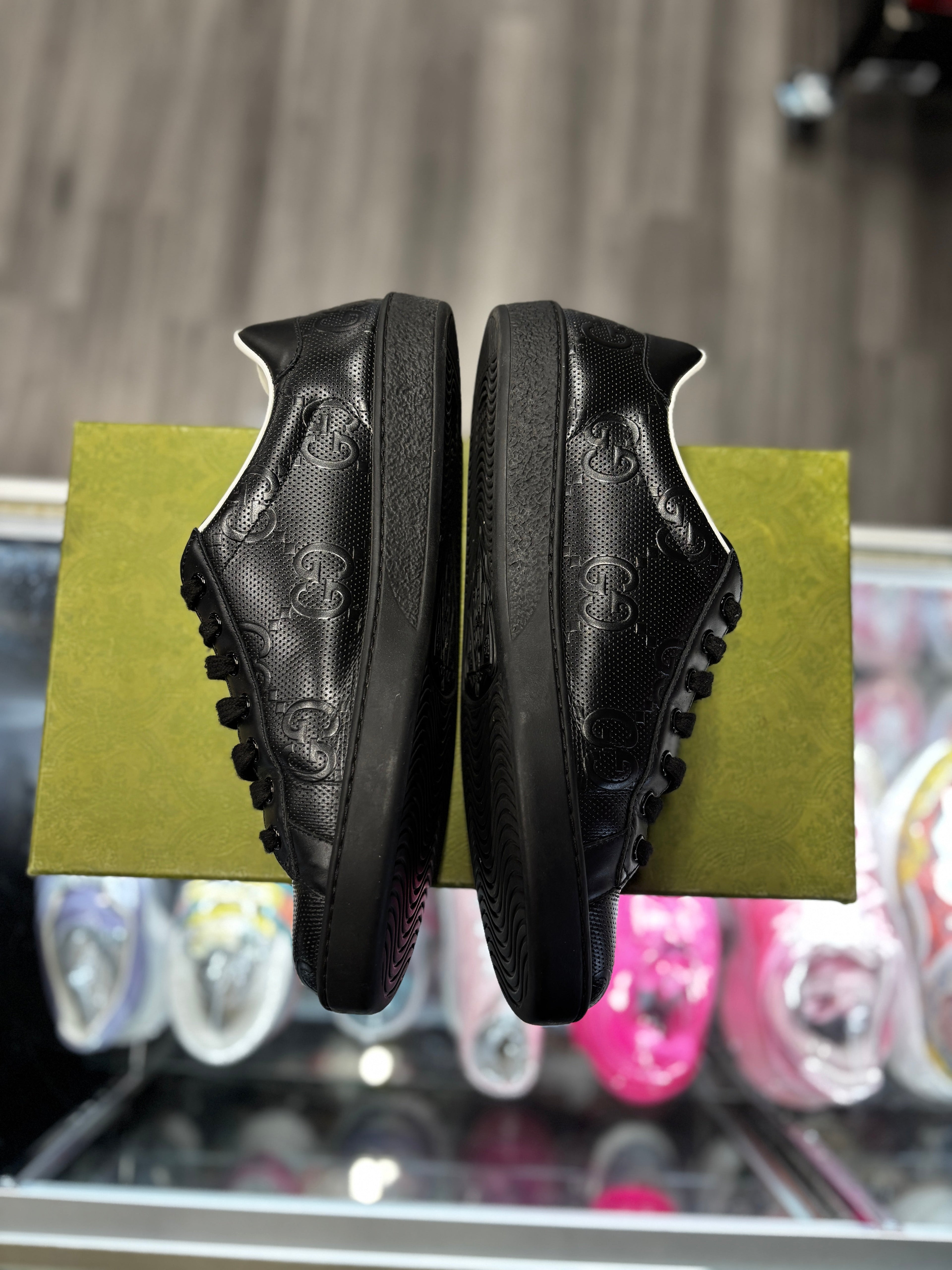 Gucci Ace Low "Black Monogram"