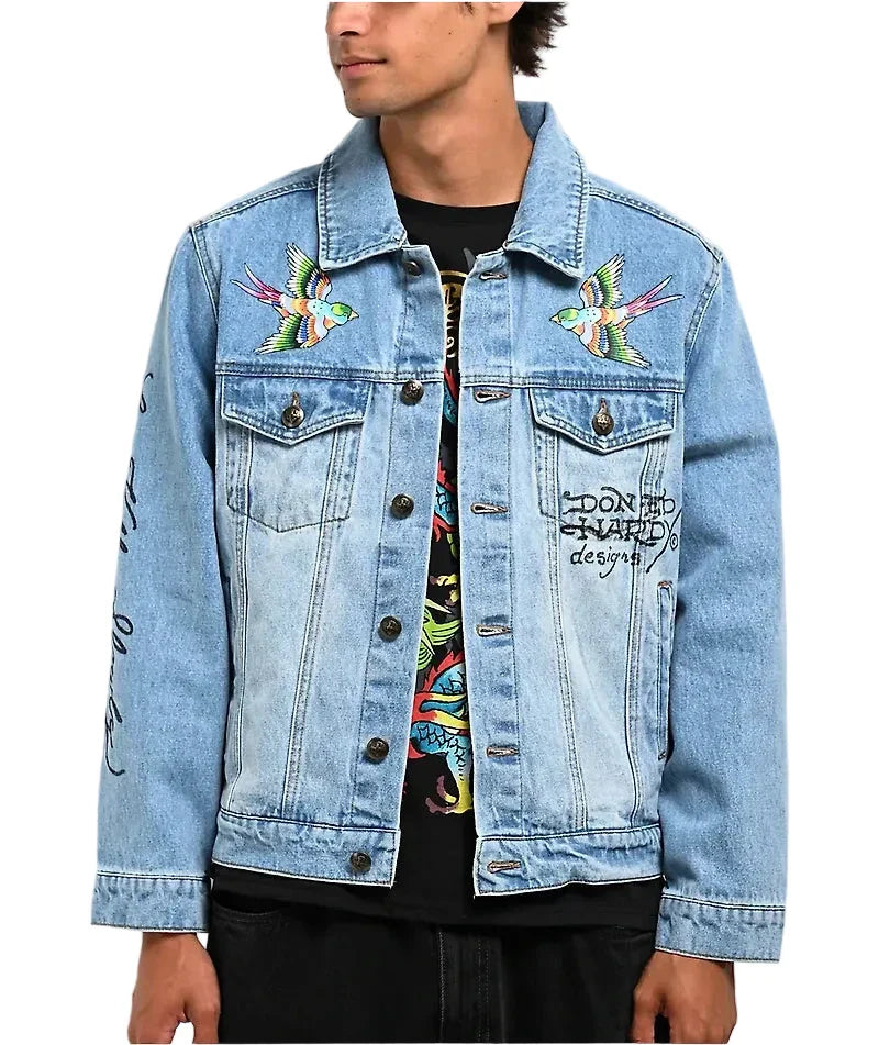 Ed Hardy Jean Jacket