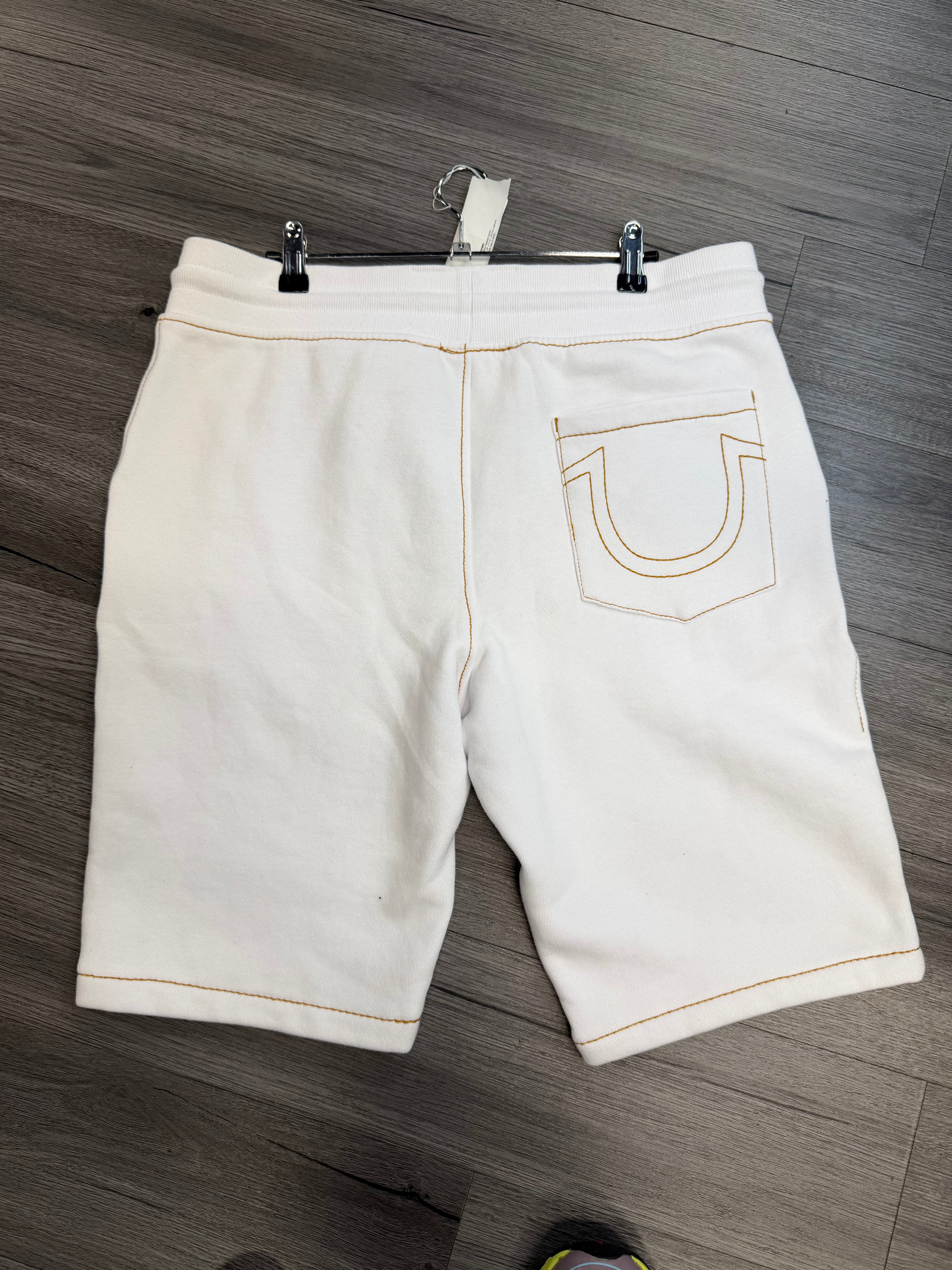 True Religion Shorts Cotton "White"