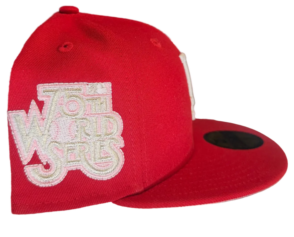 New Era Hat 59Fifty Fitted Hat "LA Logo Red"