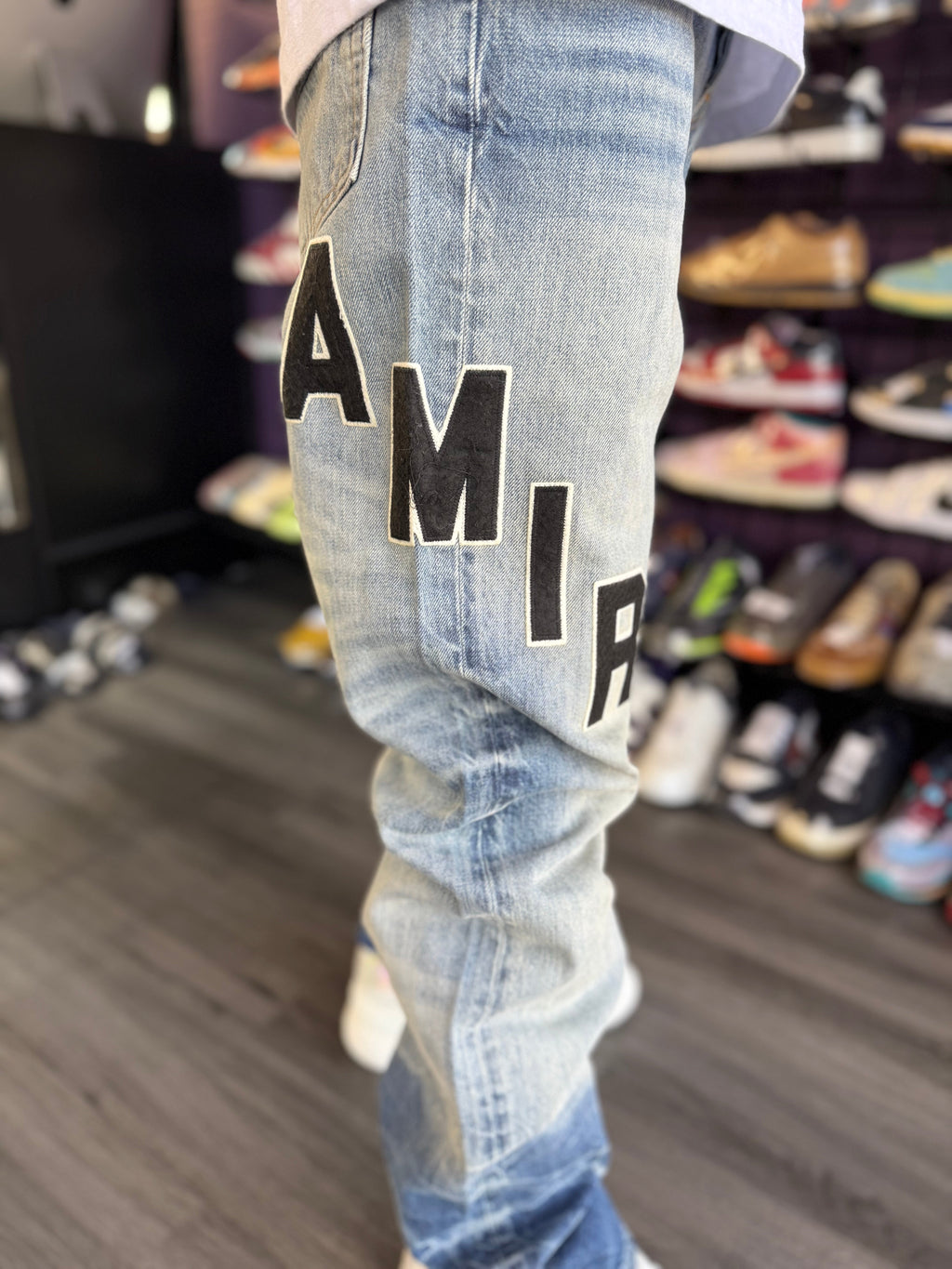 Amiri Embroidery Denim Pants