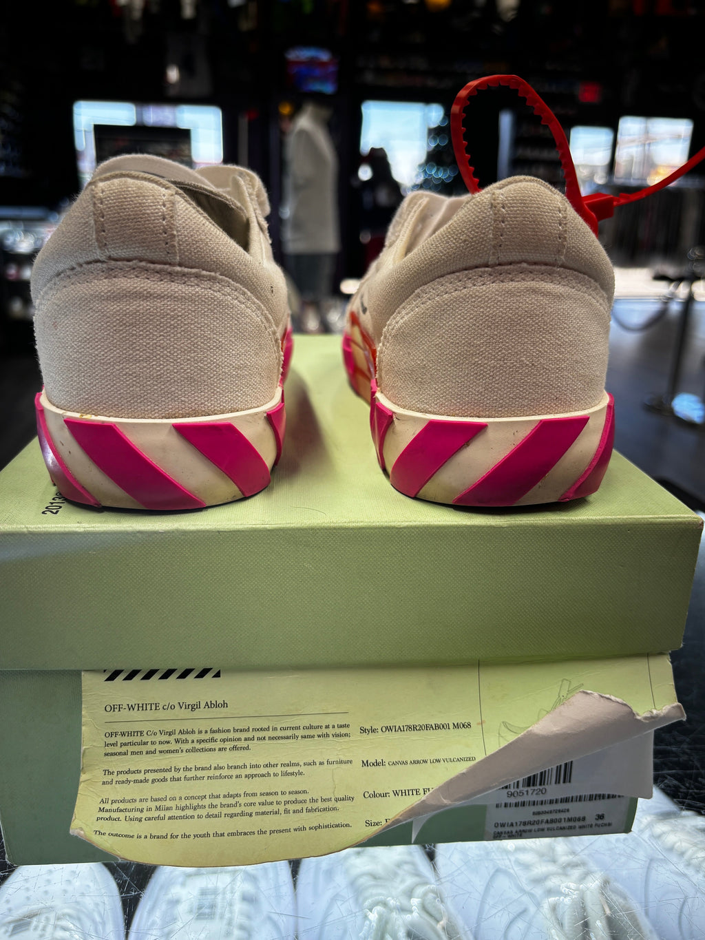Off White Vulcanizer White/Pink