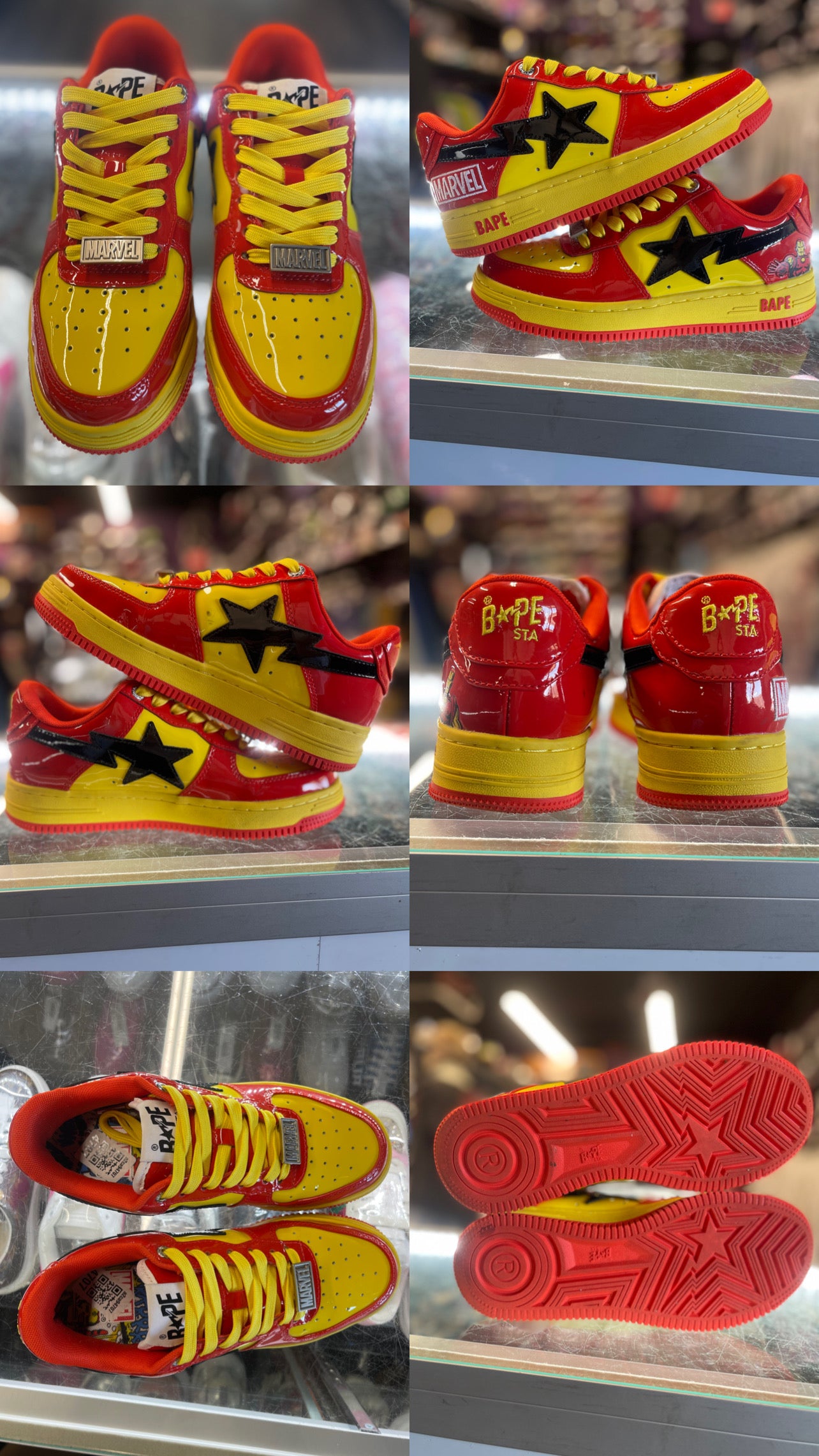 2022 A Bathing Ape Bape Sta "Marvel Comics Iron Man"